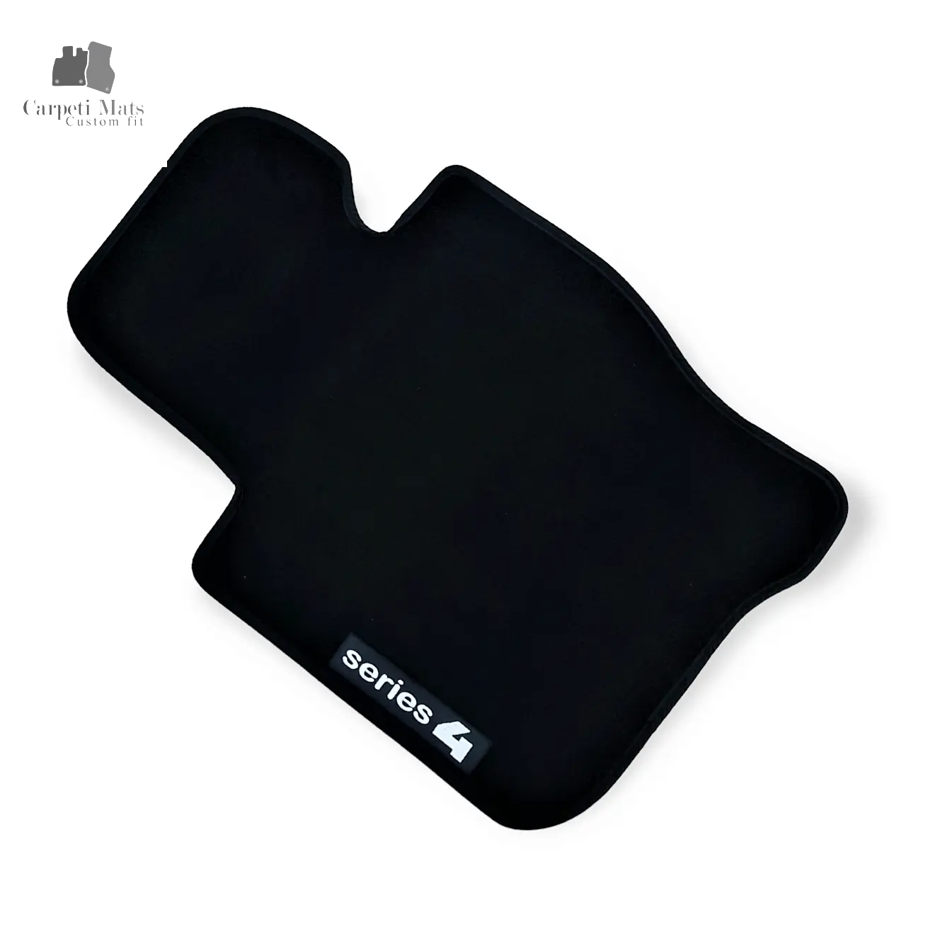 Carpet Car Floor Mats Velour for BMW 4 F32/F33 2013-05.2020 logo Car Floor Mats Velour CarpetiMats