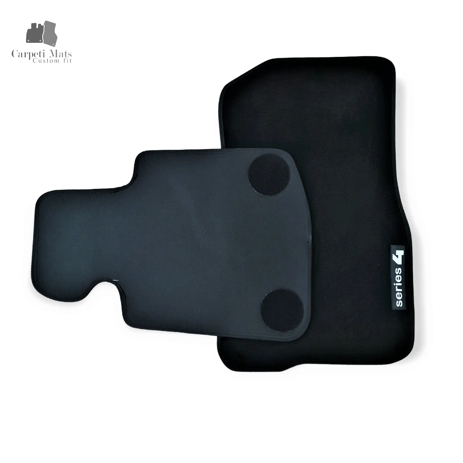 Carpet Car Floor Mats Velour for BMW 4 F36 GRAND COUPE 2014-> logo Car Floor Mats Velour CarpetiMats