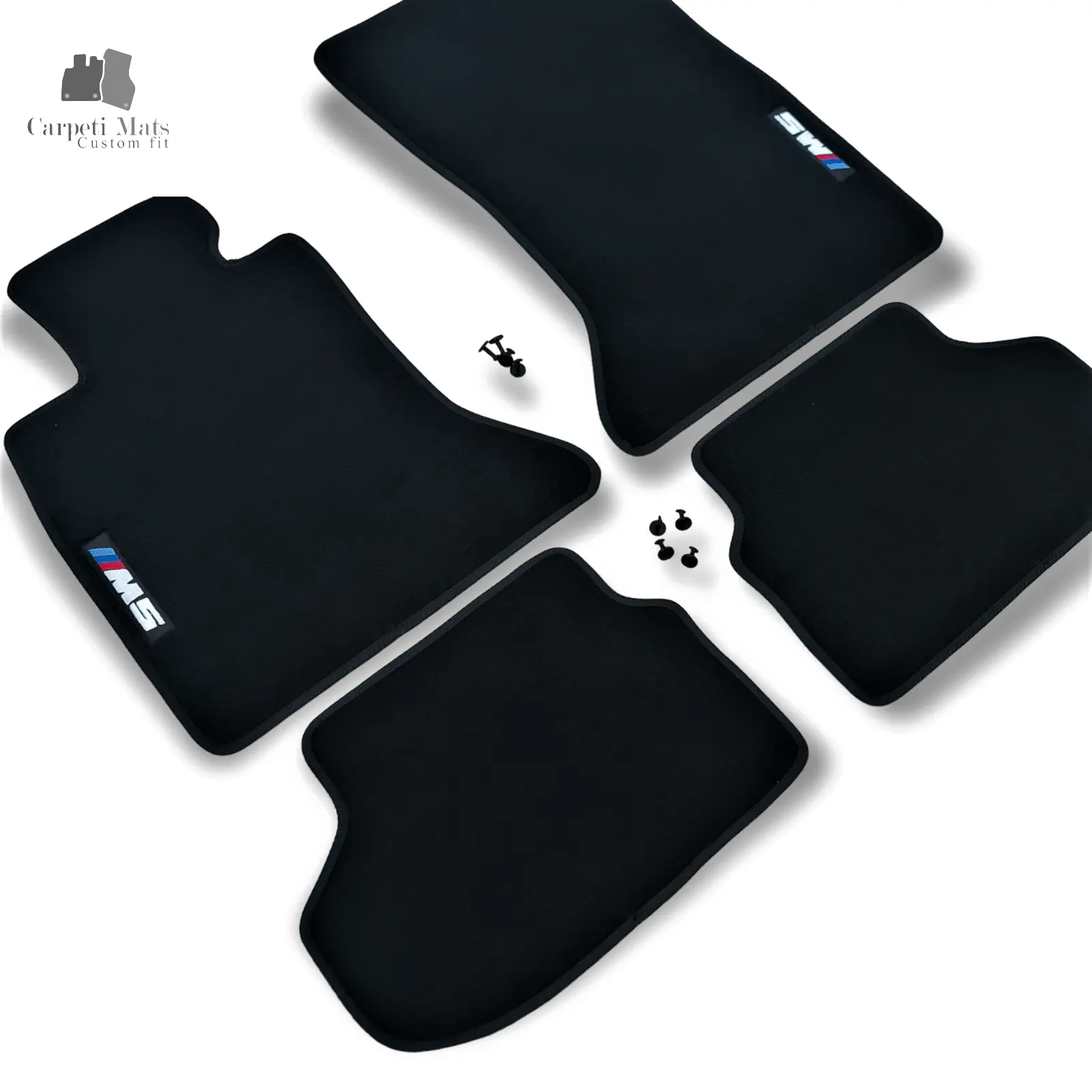 Carpet Car Floor Mats Velour for BMW 5 F10/F11 03.2010-05.2017 M5 Car Floor Mats Velour CarpetiMats