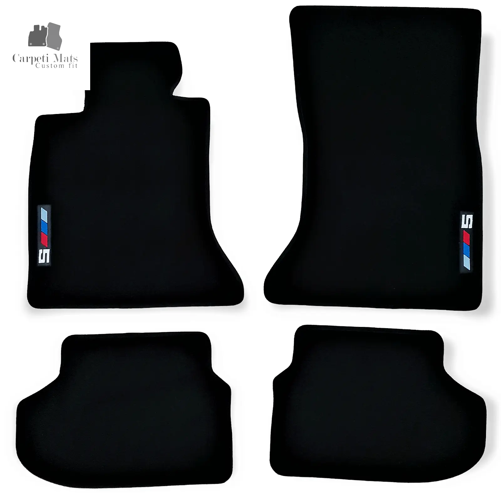 Carpet Car Floor Mats Velour for BMW 5 F10/F11 03.2010-05.2017 M5 Car Floor Mats Velour CarpetiMats