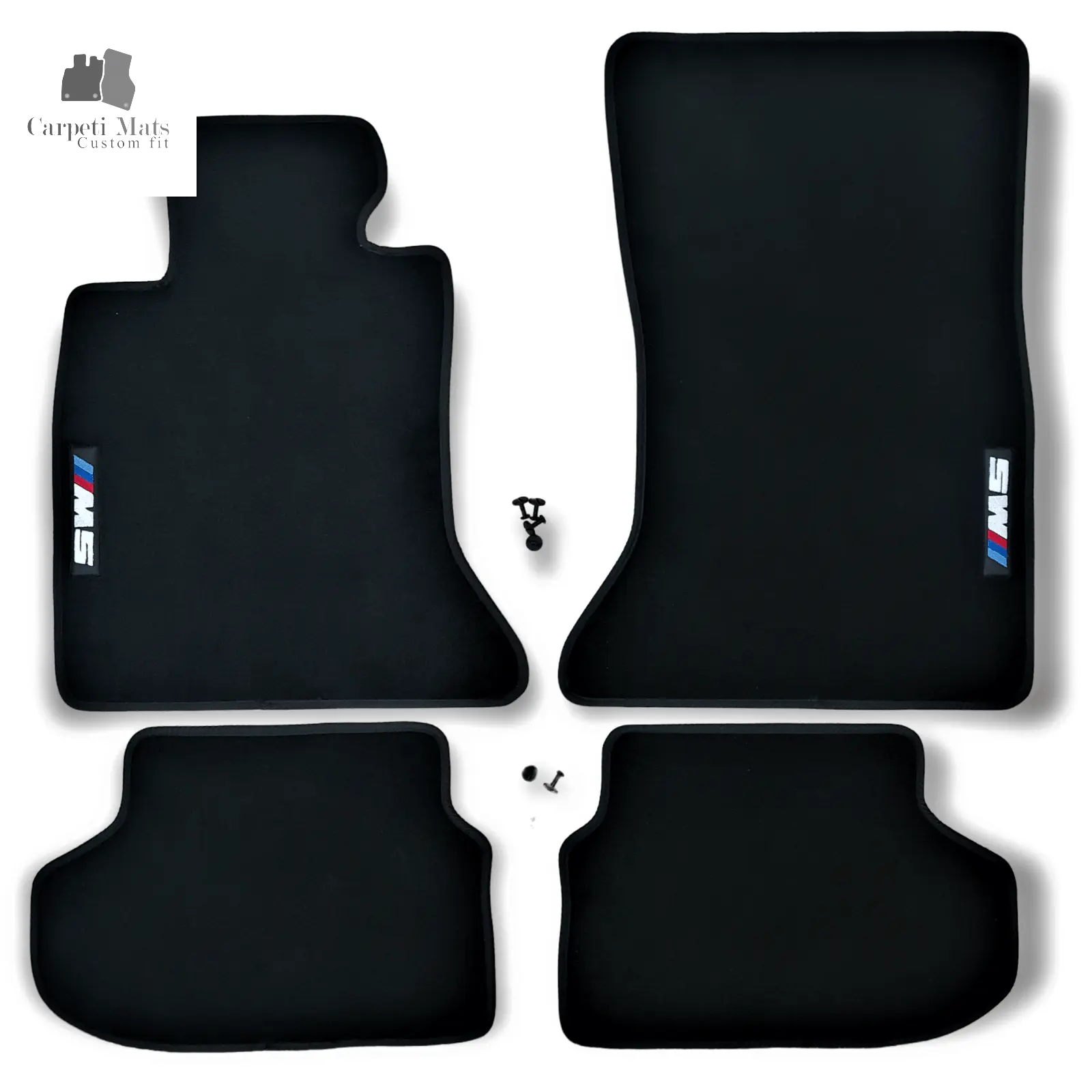 Carpet Car Floor Mats Velour for BMW 5 F10/F11 03.2010-05.2017 M5 Car Floor Mats Velour CarpetiMats