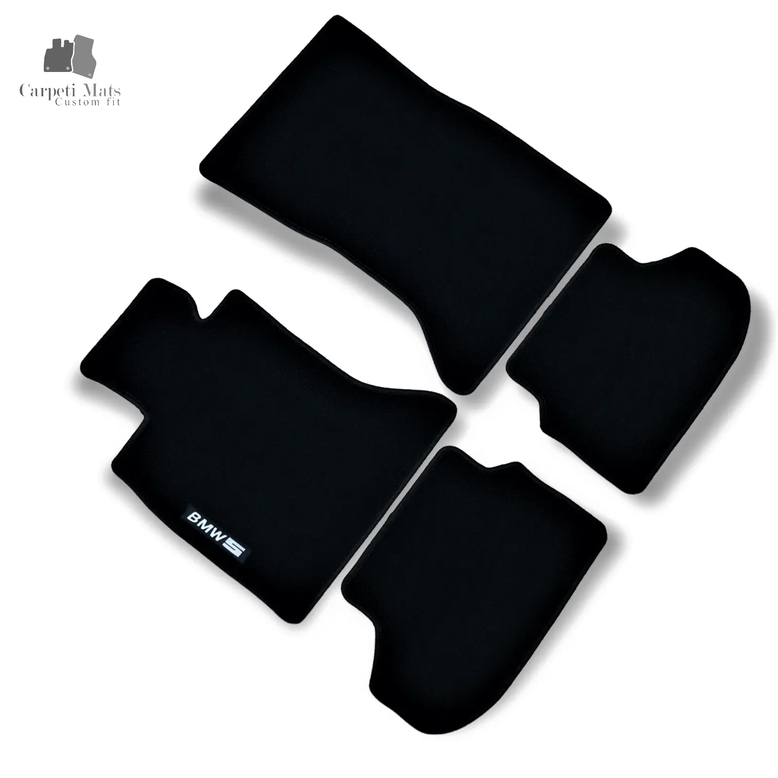 Carpet Car Floor Mats Velour for BMW 5 F10/F11 03.2010-05.2017 logo Car Floor Mats Velour CarpetiMats