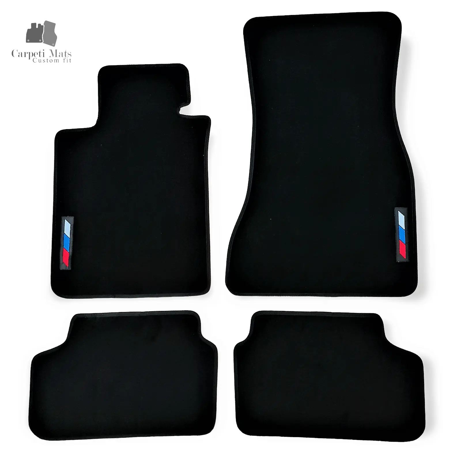 Carpet Car Floor Mats Velour for BMW 5 G30/G31 2017-> M Car Floor Mats Velour CarpetiMats
