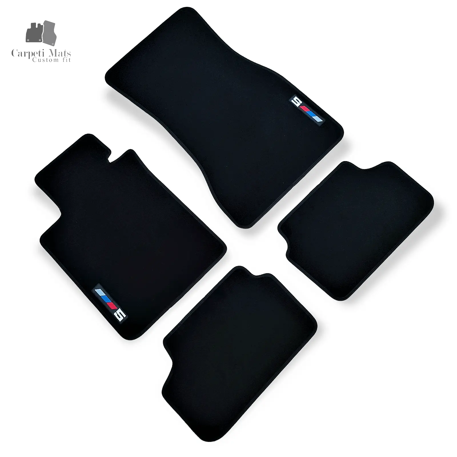 Carpet Car Floor Mats Velour for BMW 5 G30/G31 2017-> M5 Car Floor Mats Velour CarpetiMats