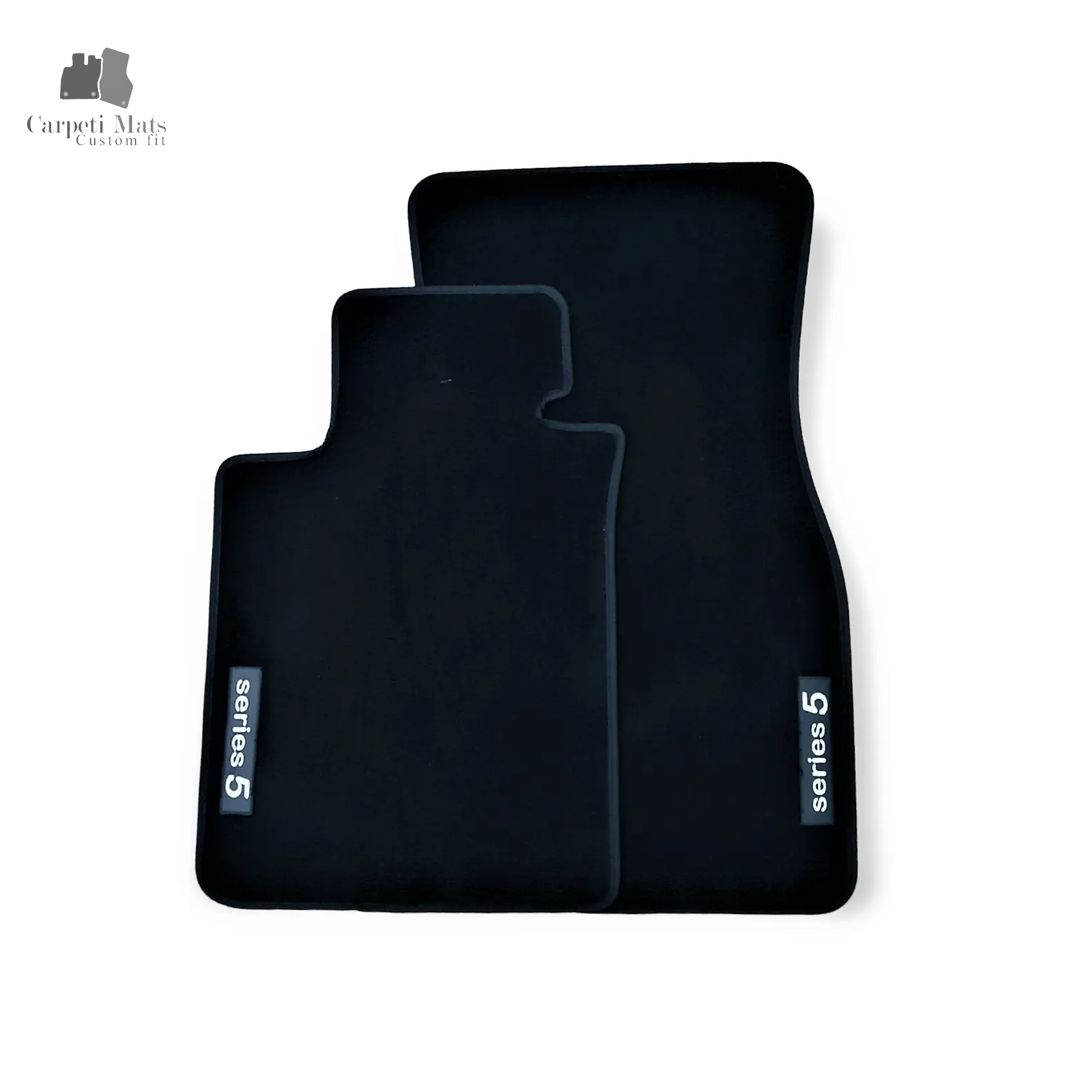 Carpet Car Floor Mats Velour for BMW 5 G30/G31 2017-> logo Car Floor Mats Velour CarpetiMats