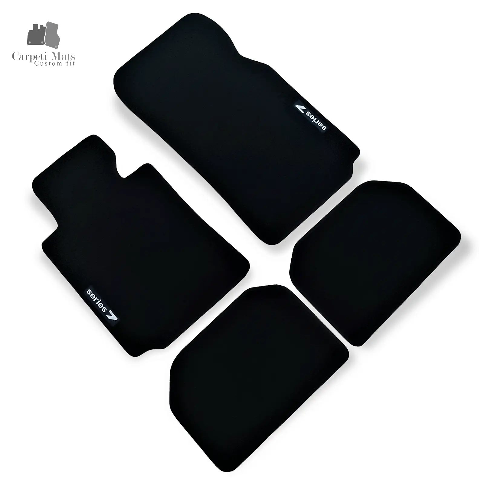 Carpet Car Floor Mats Velour for BMW 7 E38 04.1994-11.2001 logo Car Floor Mats Velour CarpetiMats