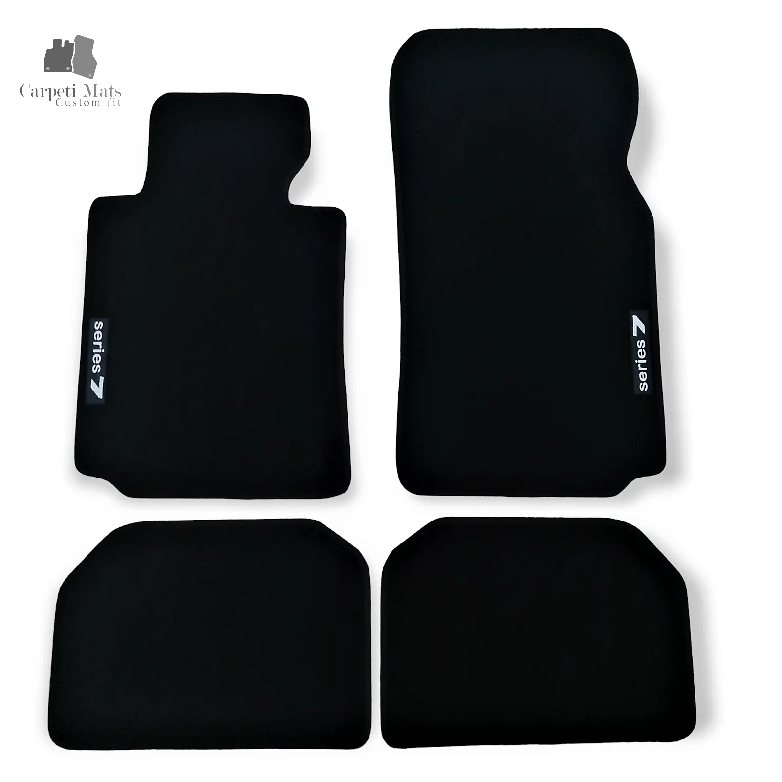 Carpet Car Floor Mats Velour for BMW 7 E38 04.1994-11.2001 logo Car Floor Mats Velour CarpetiMats