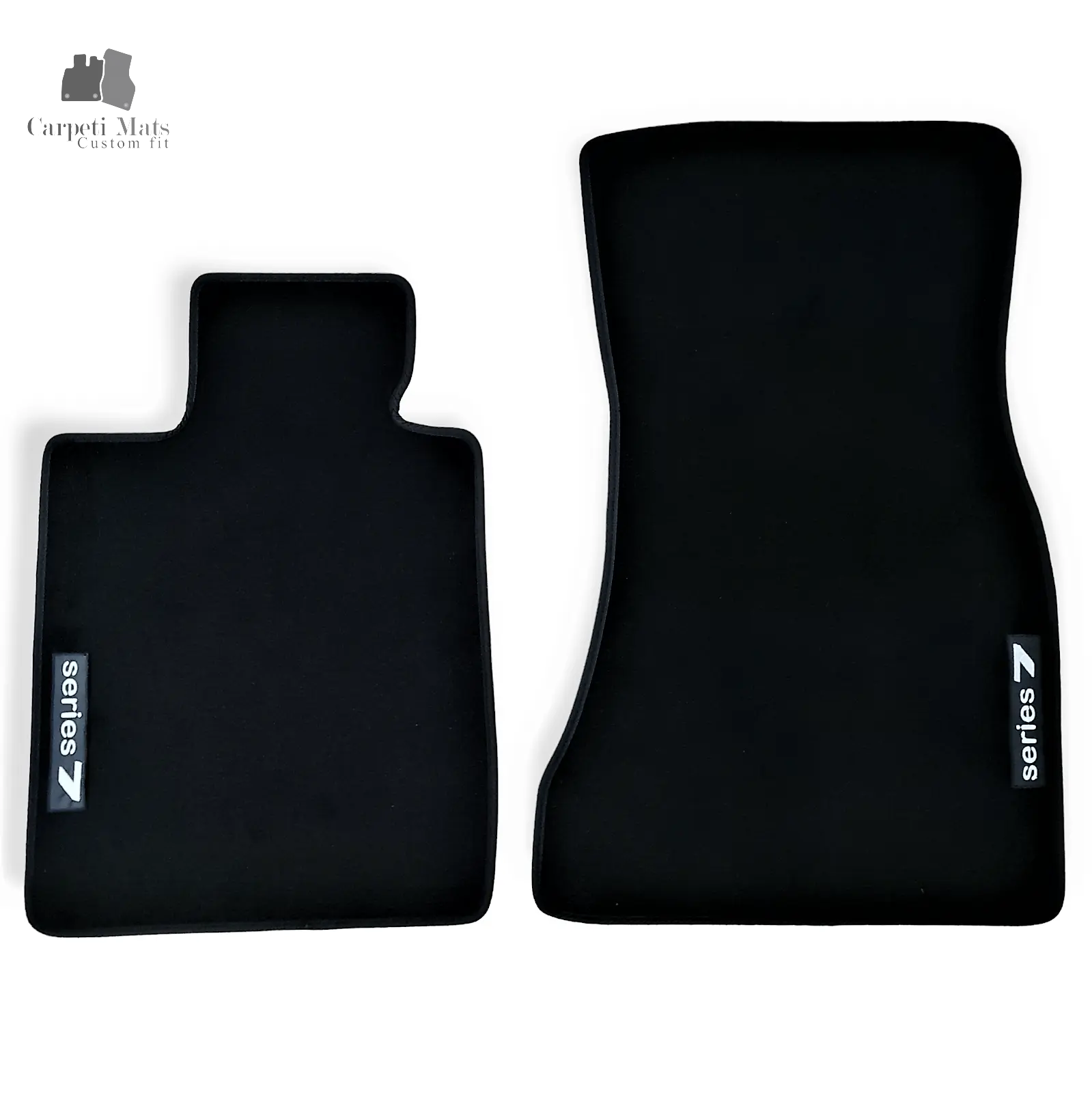 Carpet Car Floor Mats Velour for BMW 7 G12 07.2015-> logo LONG wheel base Car Floor Mats Velour CarpetiMats