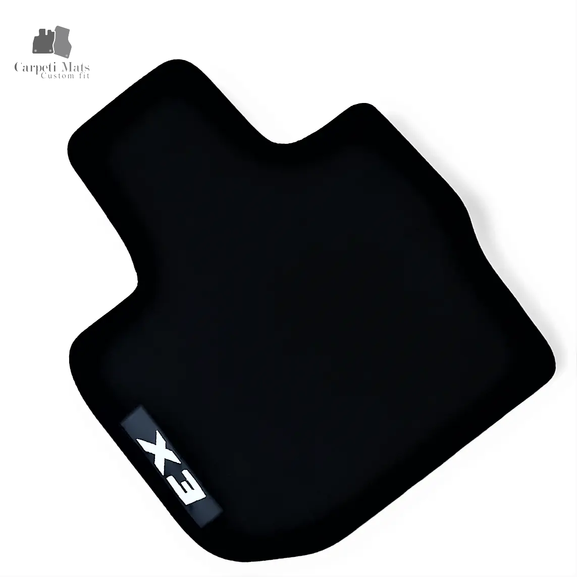 Carpet Car Floor Mats Velour for BMW X3 G01 11.2017-> logo Car Floor Mats Velour CarpetiMats