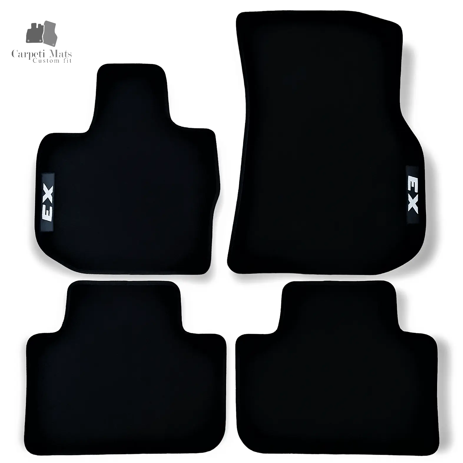 Carpet Car Floor Mats Velour for BMW X3 G01 11.2017-> logo Car Floor Mats Velour CarpetiMats