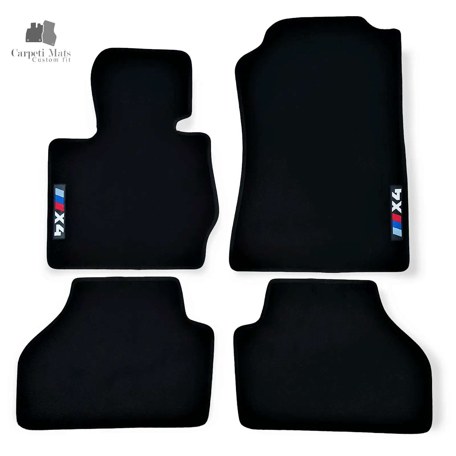 Carpet Car Floor Mats Velour for BMW X4 F26 2014-06.2018 MX4 Car Floor Mats Velour CarpetiMats