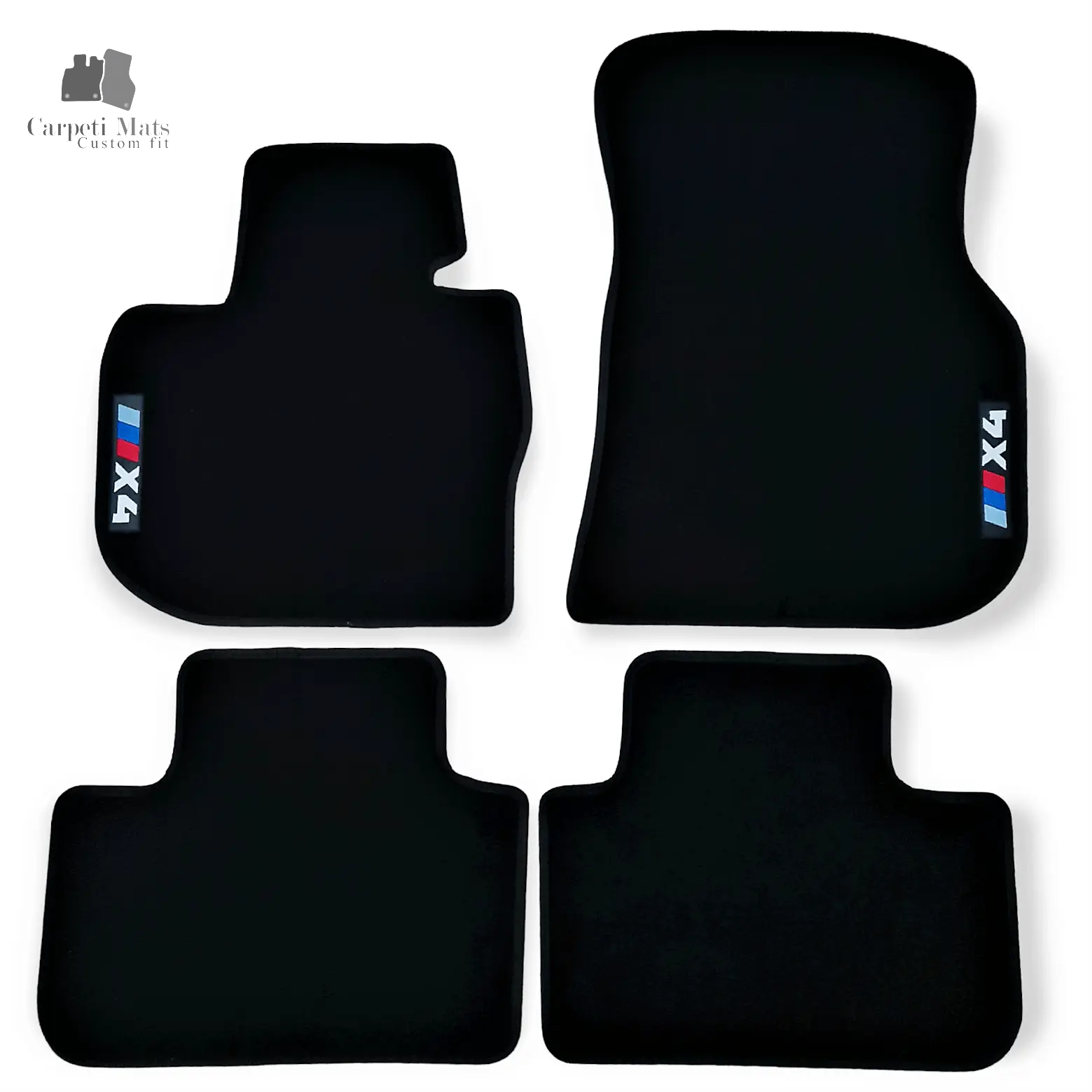 Carpet Car Floor Mats Velour for BMW X4 G02 07.2018-> MX4 Car Floor Mats Velour CarpetiMats