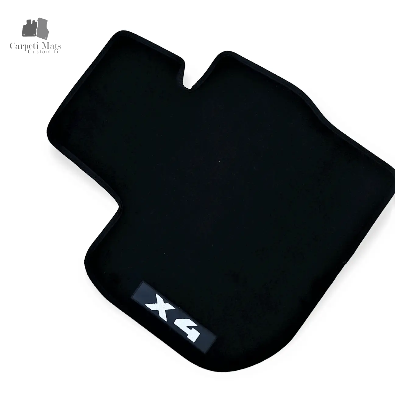 Carpet Car Floor Mats Velour for BMW X4 G02 07.2018-> logo Car Floor Mats Velour CarpetiMats