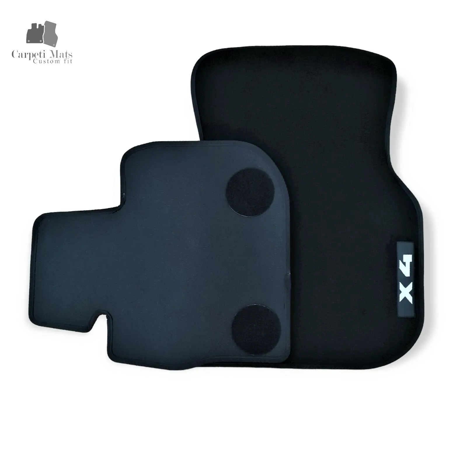 Carpet Car Floor Mats Velour for BMW X4 G02 07.2018-> logo Car Floor Mats Velour CarpetiMats