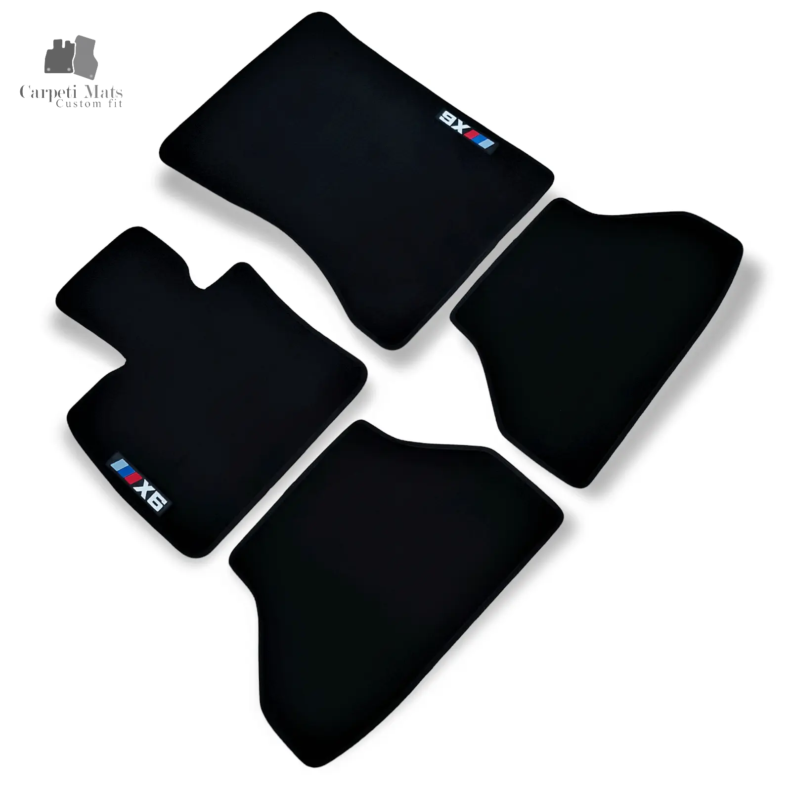 Carpet Car Floor Mats Velour for BMW X6 E71 05.2008-01.2014 MX6 Car Floor Mats Velour CarpetiMats
