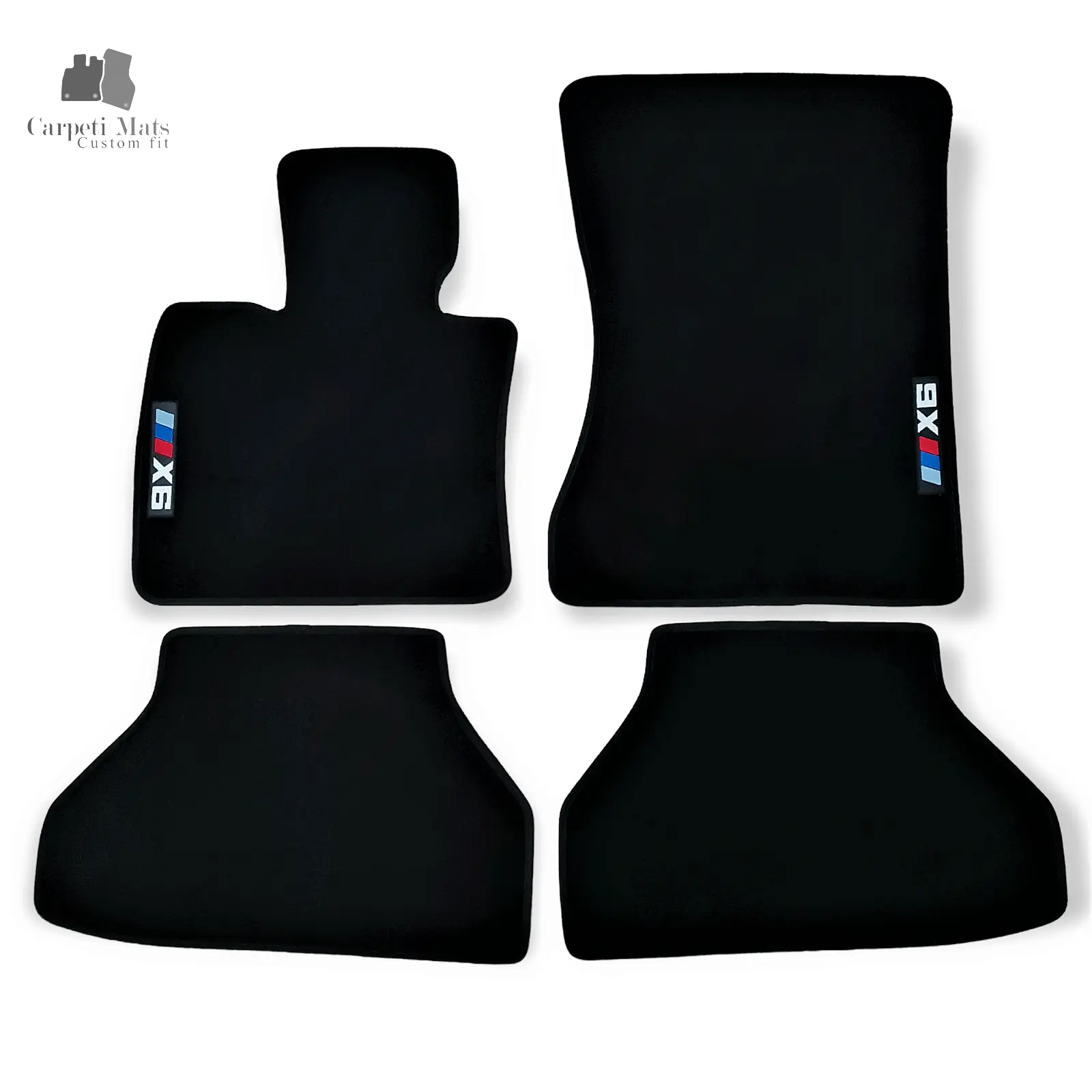 Carpet Car Floor Mats Velour for BMW X6 E71 05.2008-01.2014 MX6 Car Floor Mats Velour CarpetiMats