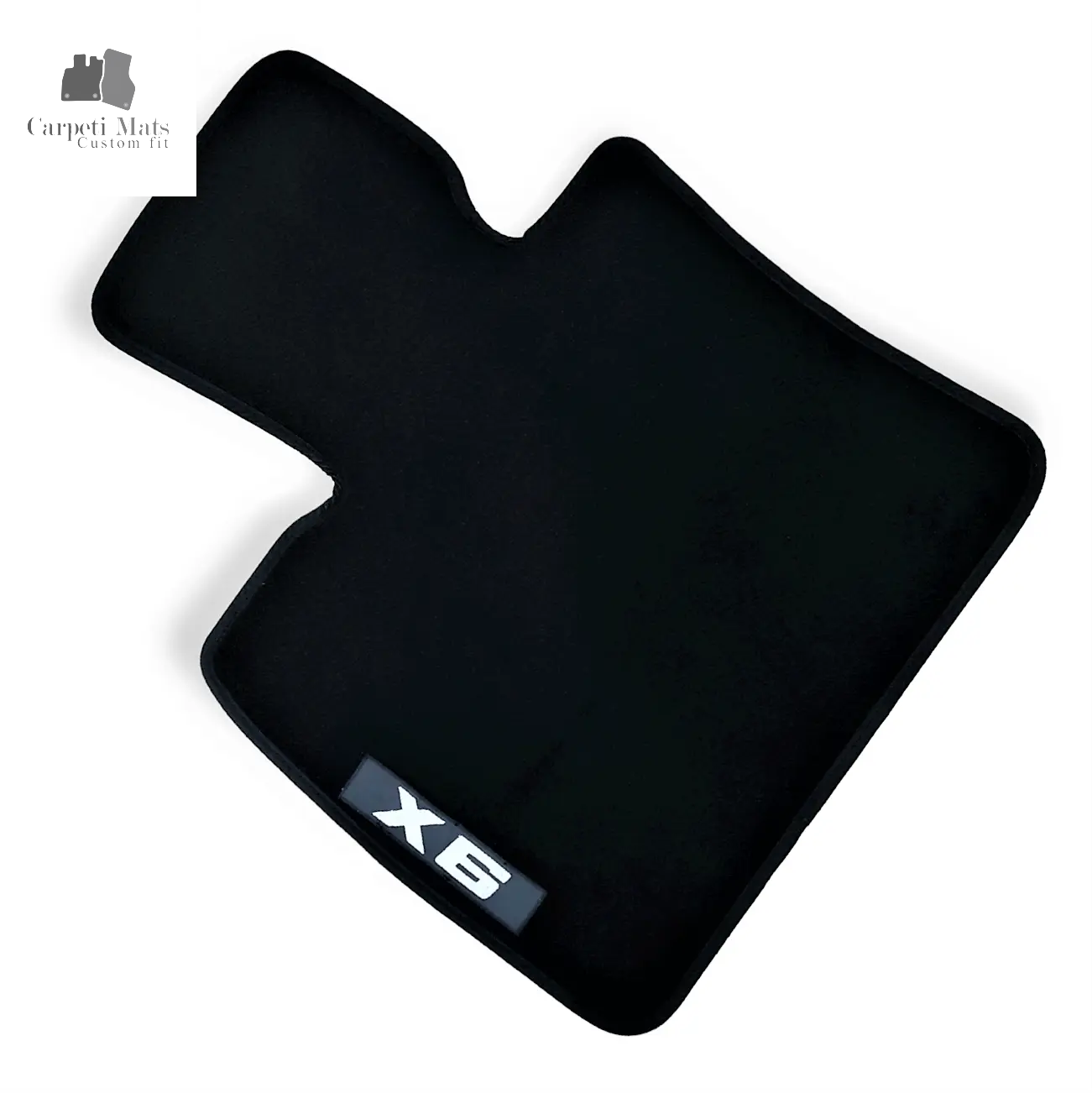 Carpet Car Floor Mats Velour for BMW X6 E71 05.2008-01.2014 logo Car Floor Mats Velour CarpetiMats