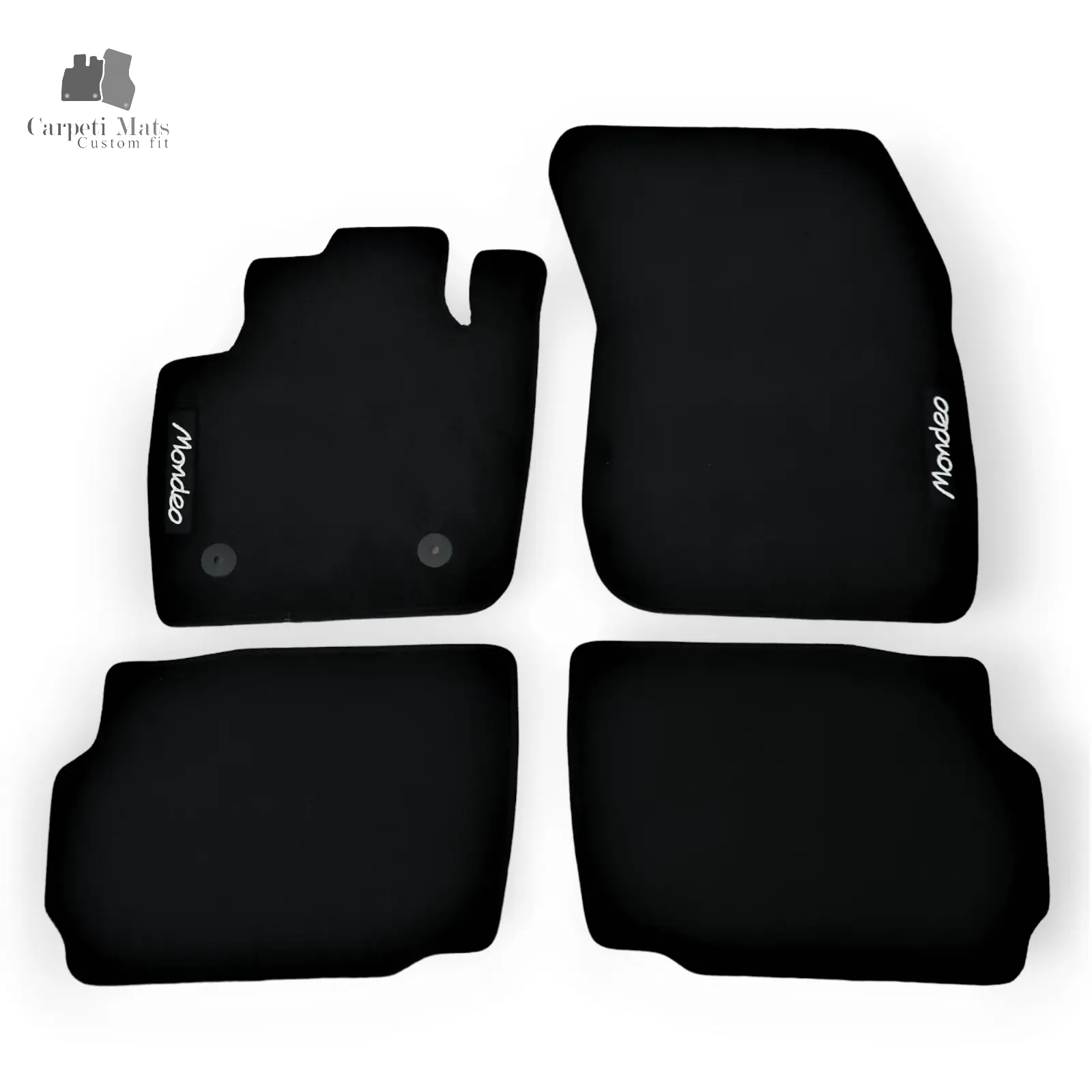 Car Floor Mats Velour Compatible for Ford Mondeo VI 12.2014-> logo All Season Floor Mats, All Season Floor Mats Ford, All Weather car floor mats, All Weather car floor mats Ford, Auto Liners, Car Floor Mats Velour, Carpet floor mats, Carpet floor mats Ford Fusion, Carpet floor mats Ford Mondeo, Custom fit floor mats, Ford carpet car mats, Ford Fusion, Ford Mondeo, Fusion, Heavy Duty Car Floor Mats, Heavy Duty Car Floor Mats Ford, Mondeo, Rubberized Back Round, Tufted Carpet, waterproof floor mats
