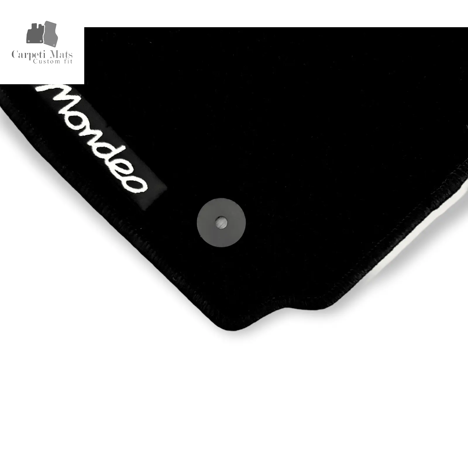 Carpet Car Floor Mats Velour for Ford Mondeo - Ford Fusion 2012-11.2014 logo Car Floor Mats Velour CarpetiMats