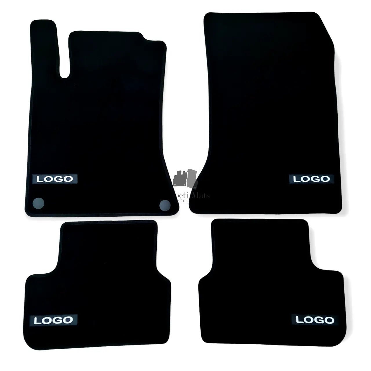 Car Floor Mats Velour For AMG Mercedes A Class Liners Waterproof Black Carpet