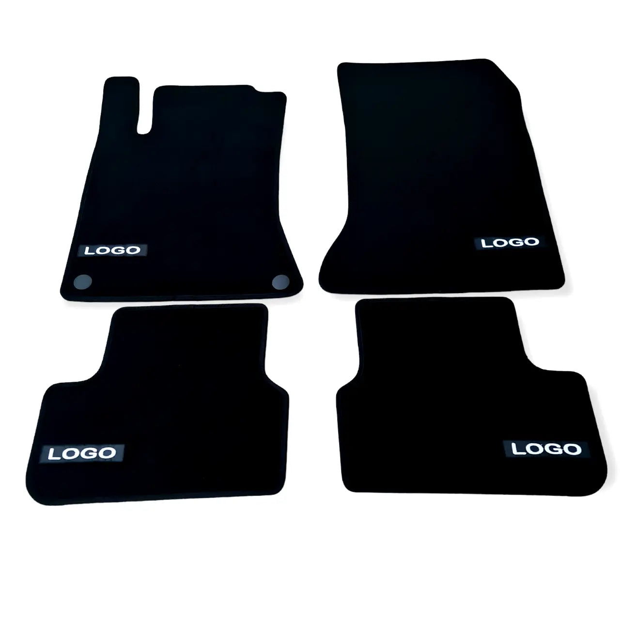 Car Floor Mats Velour For AMG Mercedes A Class Liners Waterproof Black Carpet