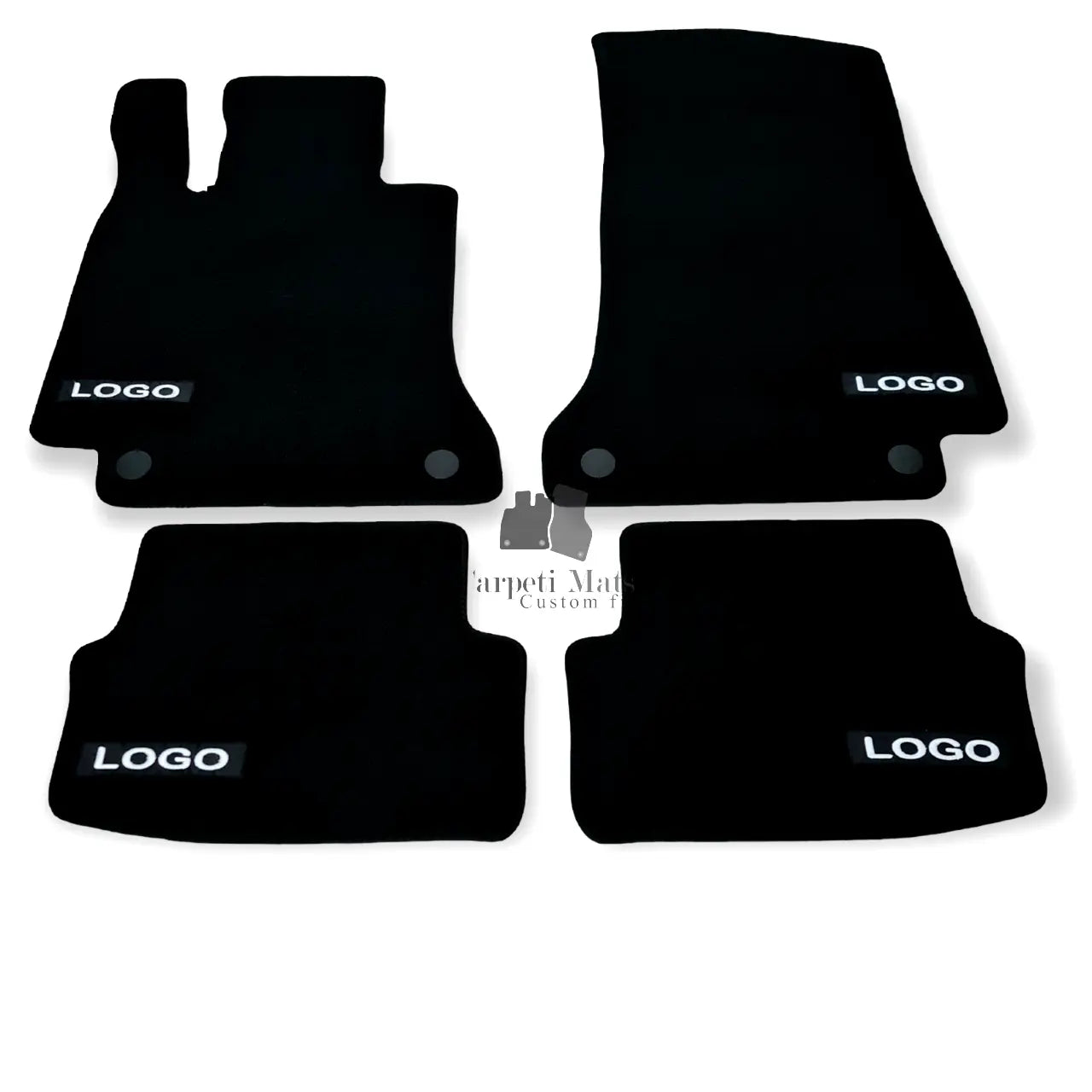 Car Floor Mats Velour For AMG Mercedes C Class Coupe Waterproof Black Car Liners