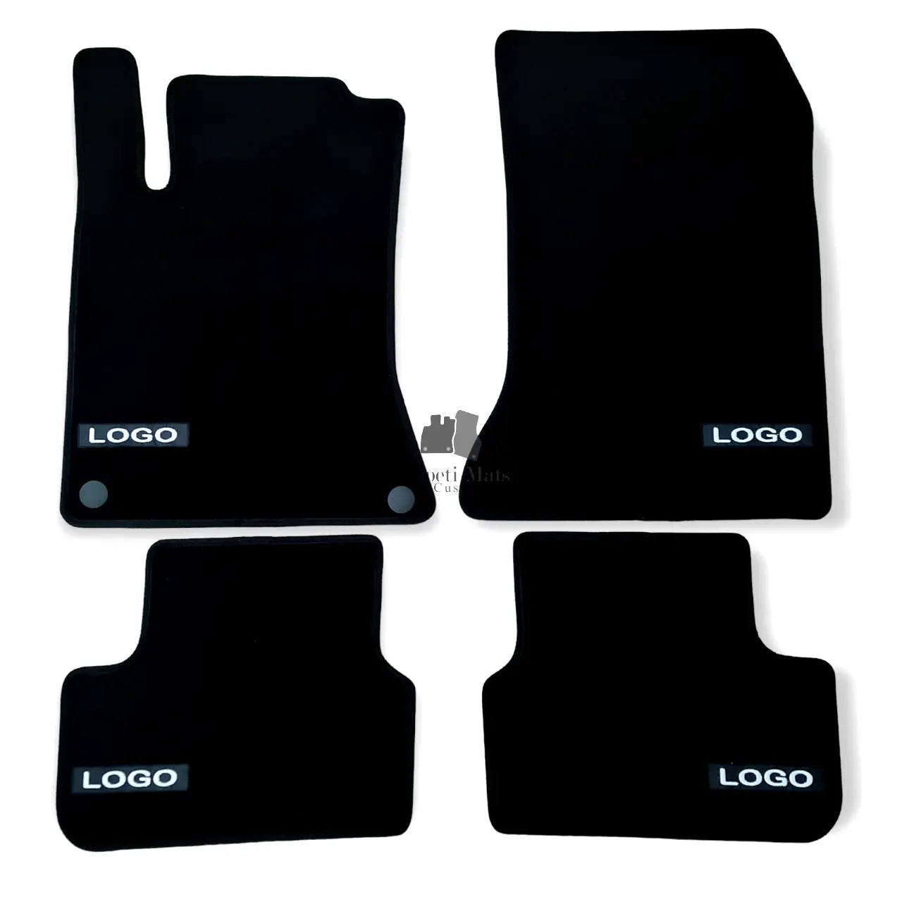 Car Floor Mats Velour For AMG Mercedes CLA Auto Liners Waterproof Black Carpet
