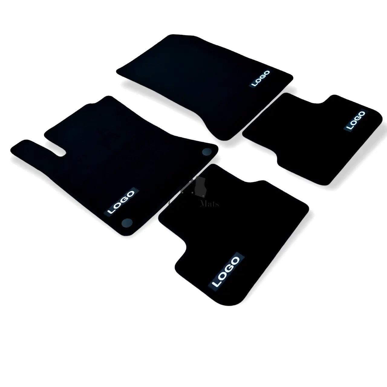 Car Floor Mats Velour For AMG Mercedes CLA Auto Liners Waterproof Black Carpet