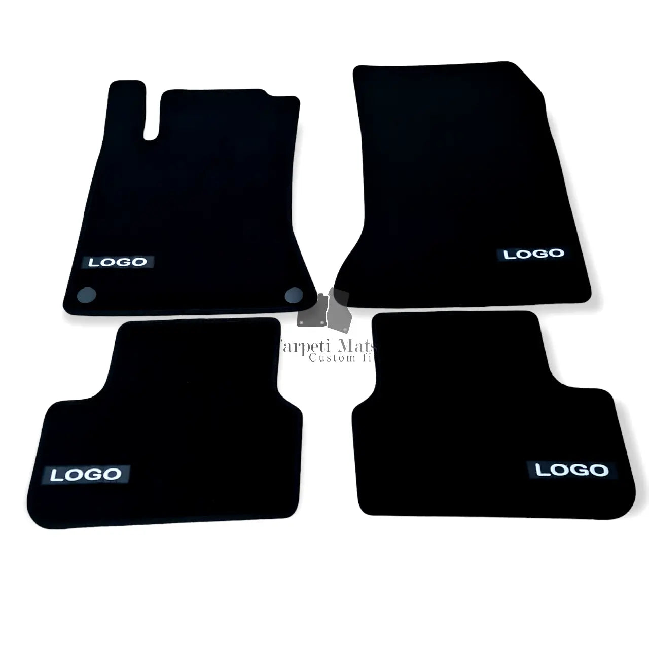 Car Floor Mats Velour For AMG Mercedes CLA Auto Liners Waterproof Black Carpet
