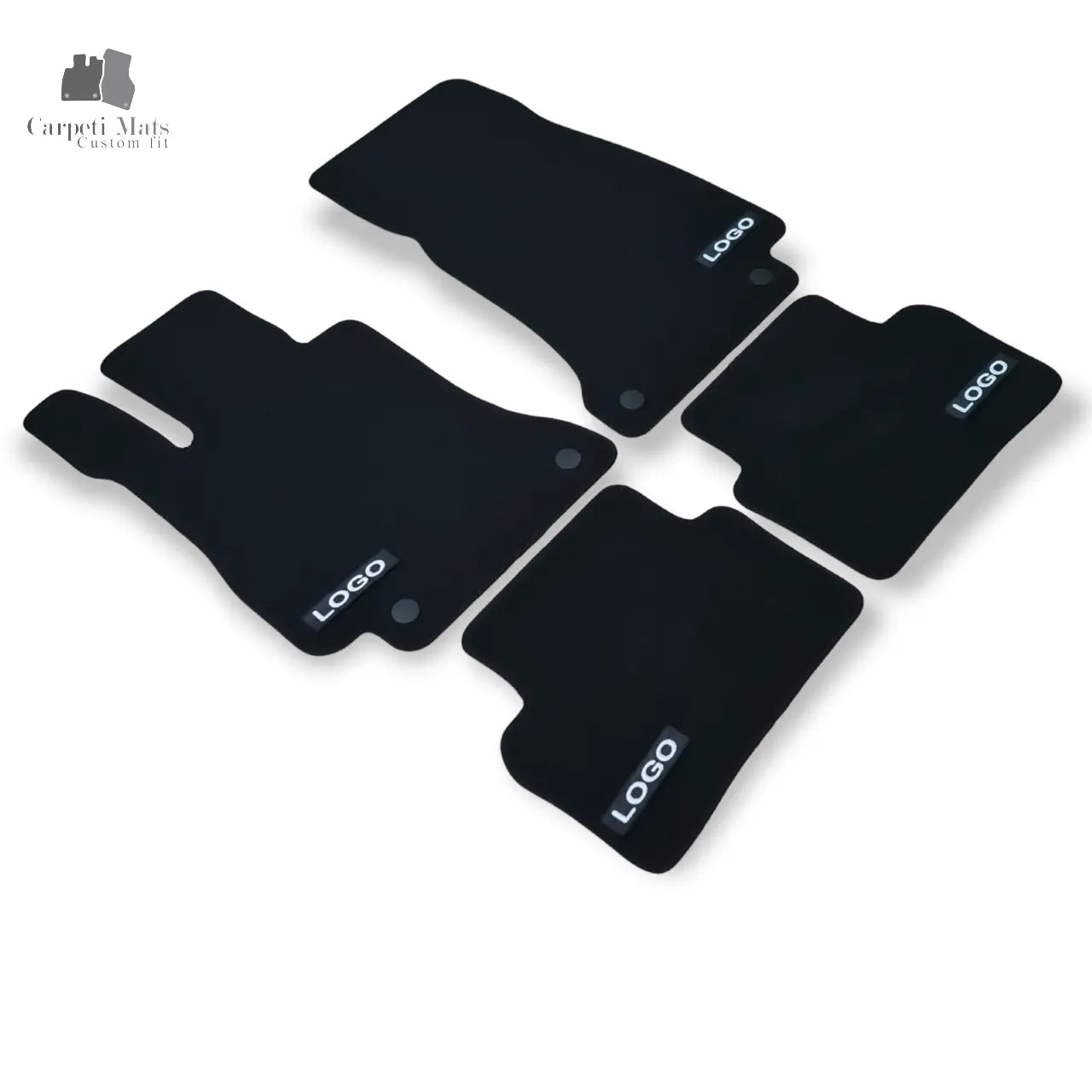 Car Floor Mats Velour For AMG Mercedes CLS C257 Auto Liners Waterproof Black New