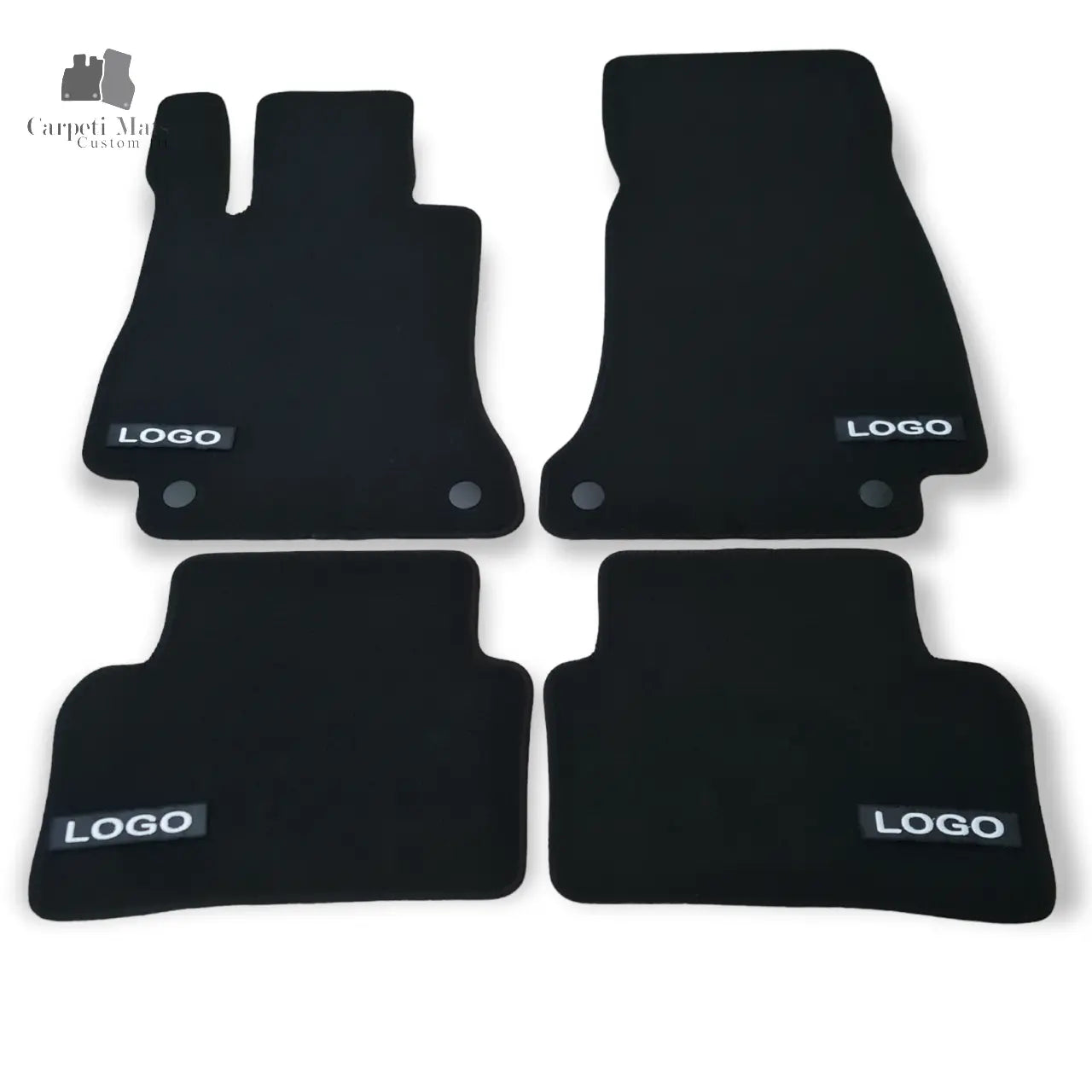 Car Floor Mats Velour For AMG Mercedes CLS C257 Auto Liners Waterproof Black New