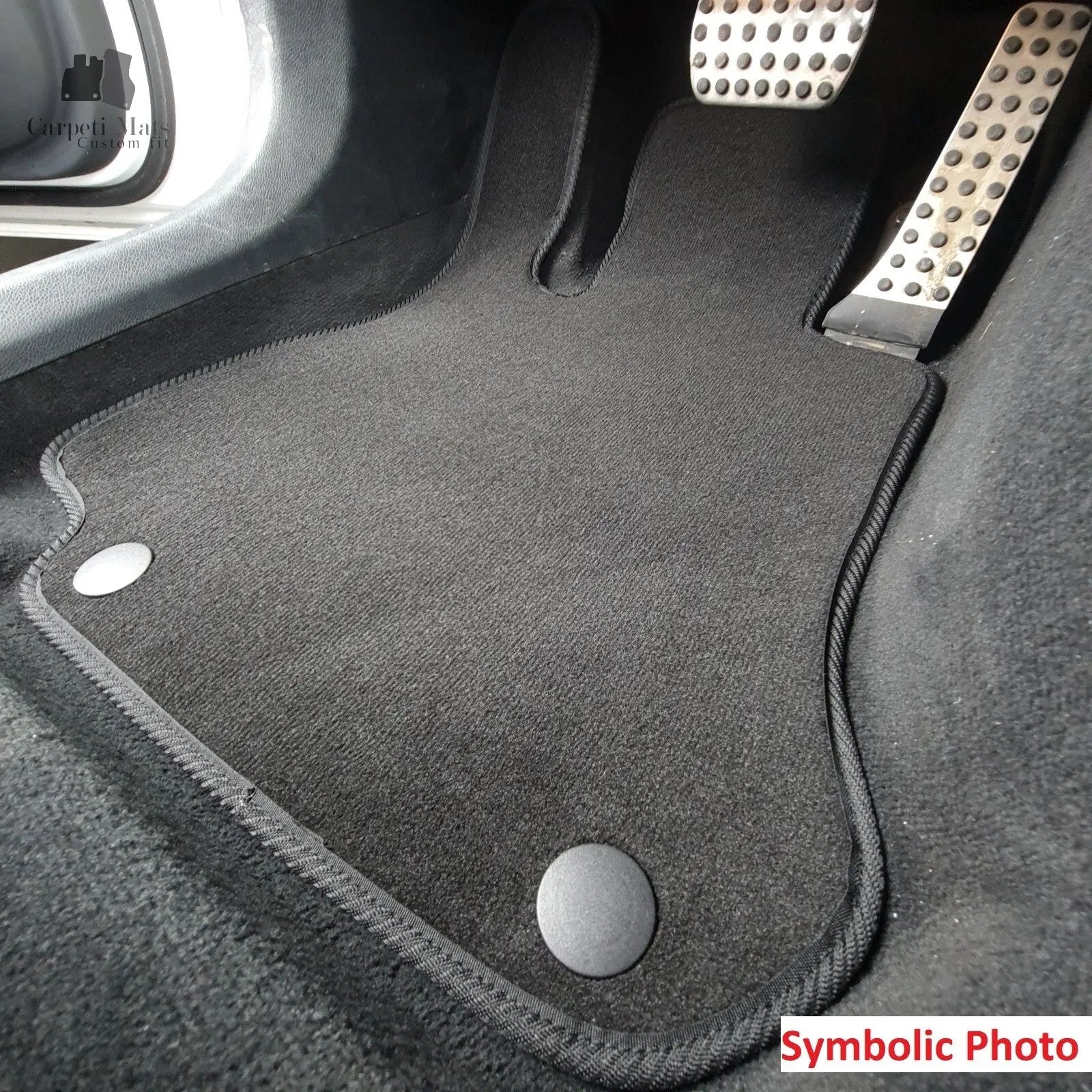 Car Floor Mats Velour For AMG Mercedes CLS C257 Auto Liners Waterproof Black New