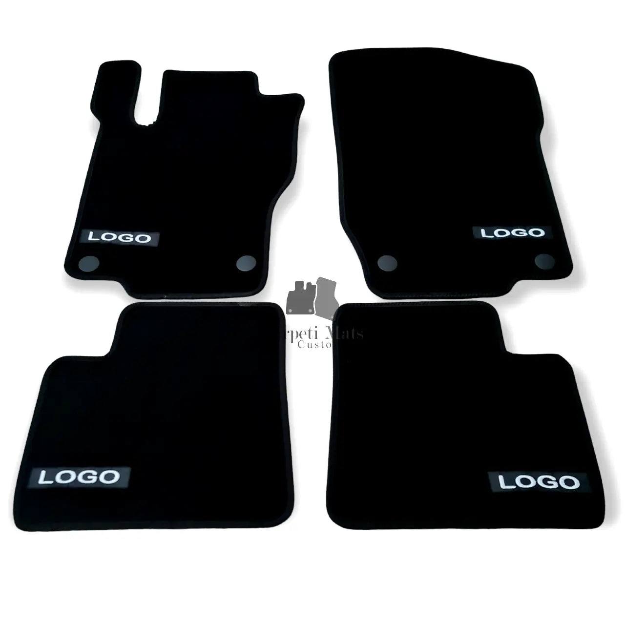 Car Floor Mats Velour For AMG Mercedes GL Auto Liners Waterproof Black Carpet