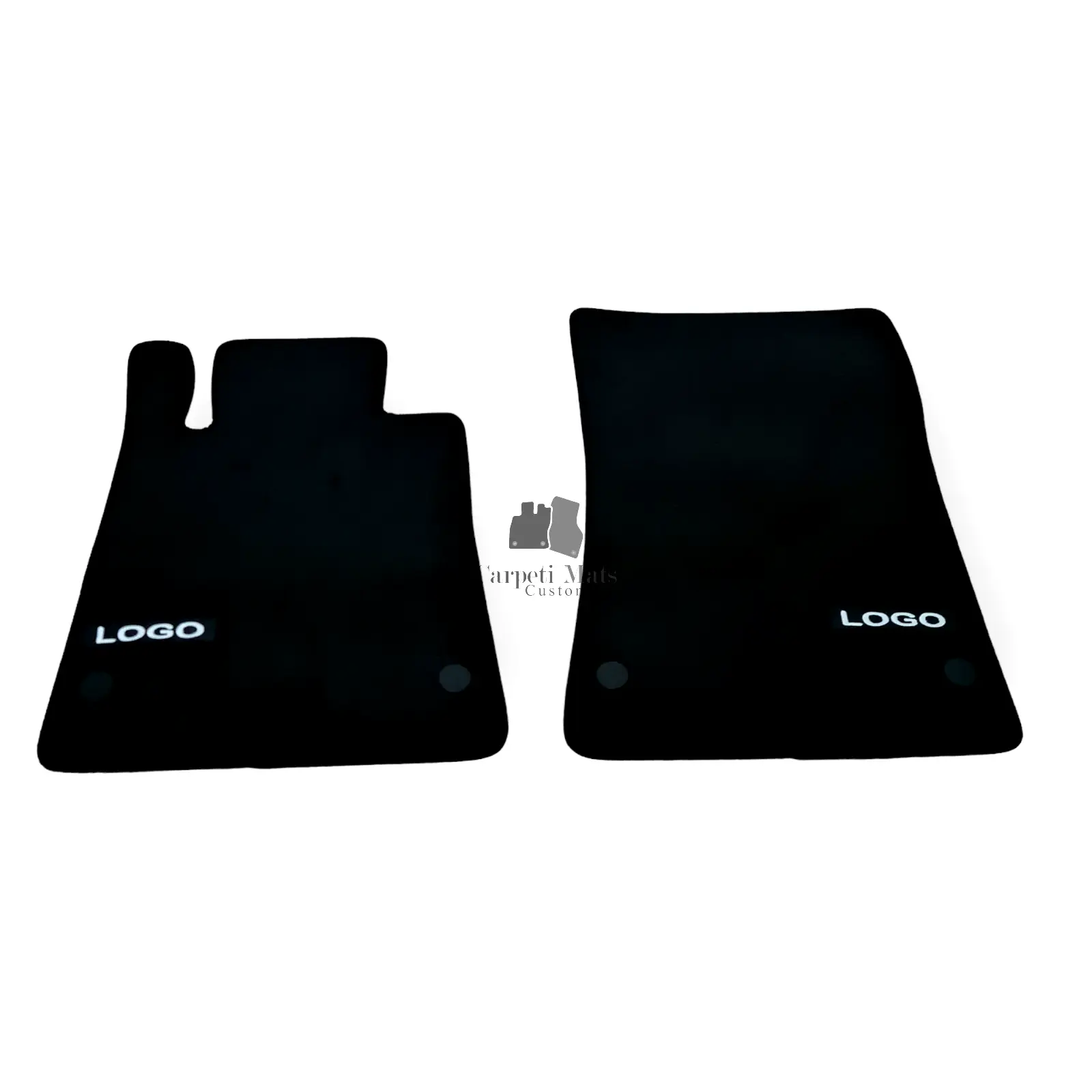 Car Floor Mats Velour For AMG Mercedes SLK R172 Waterproof Black Auto Liners New