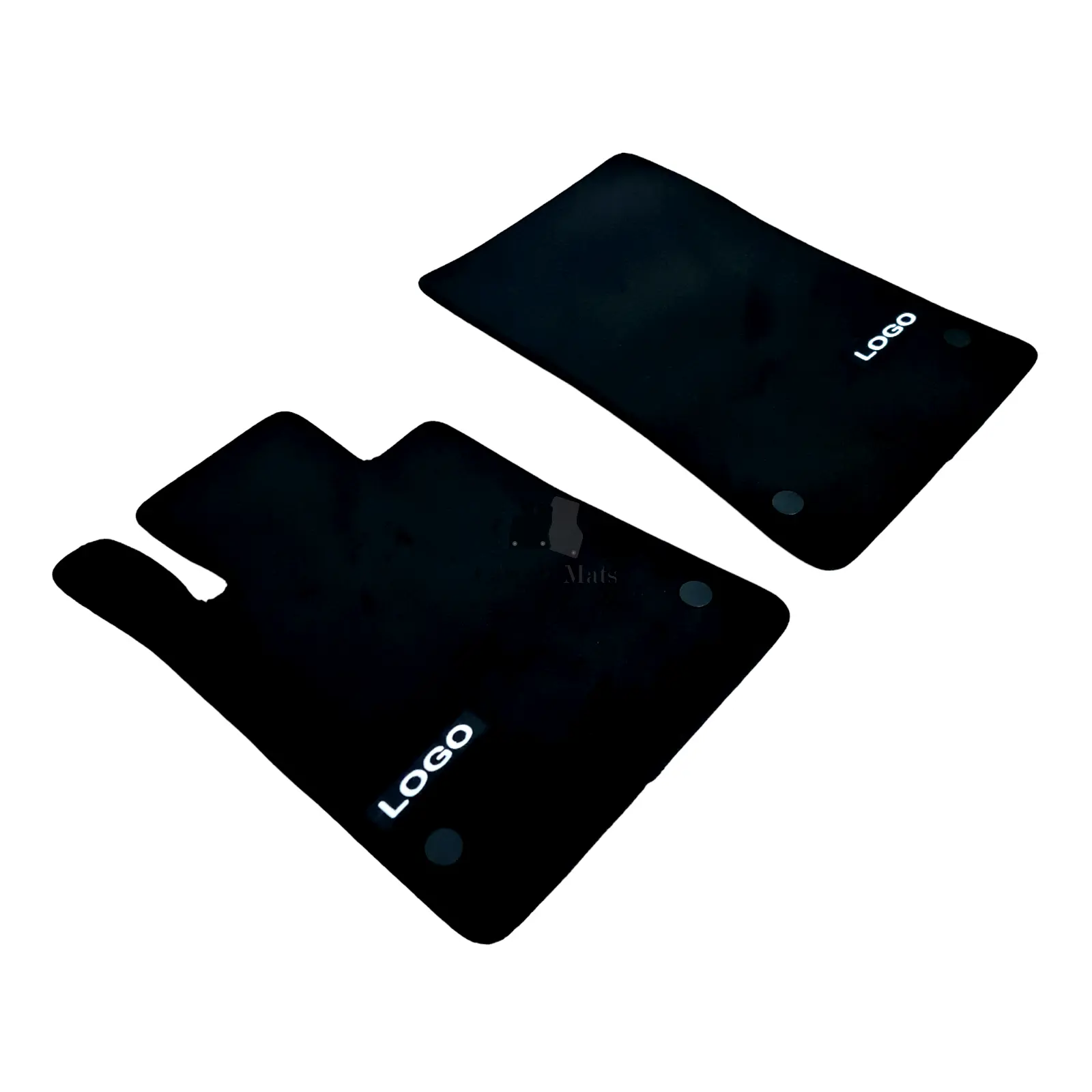 Car Floor Mats Velour For AMG Mercedes SLK R172 Waterproof Black Auto Liners New