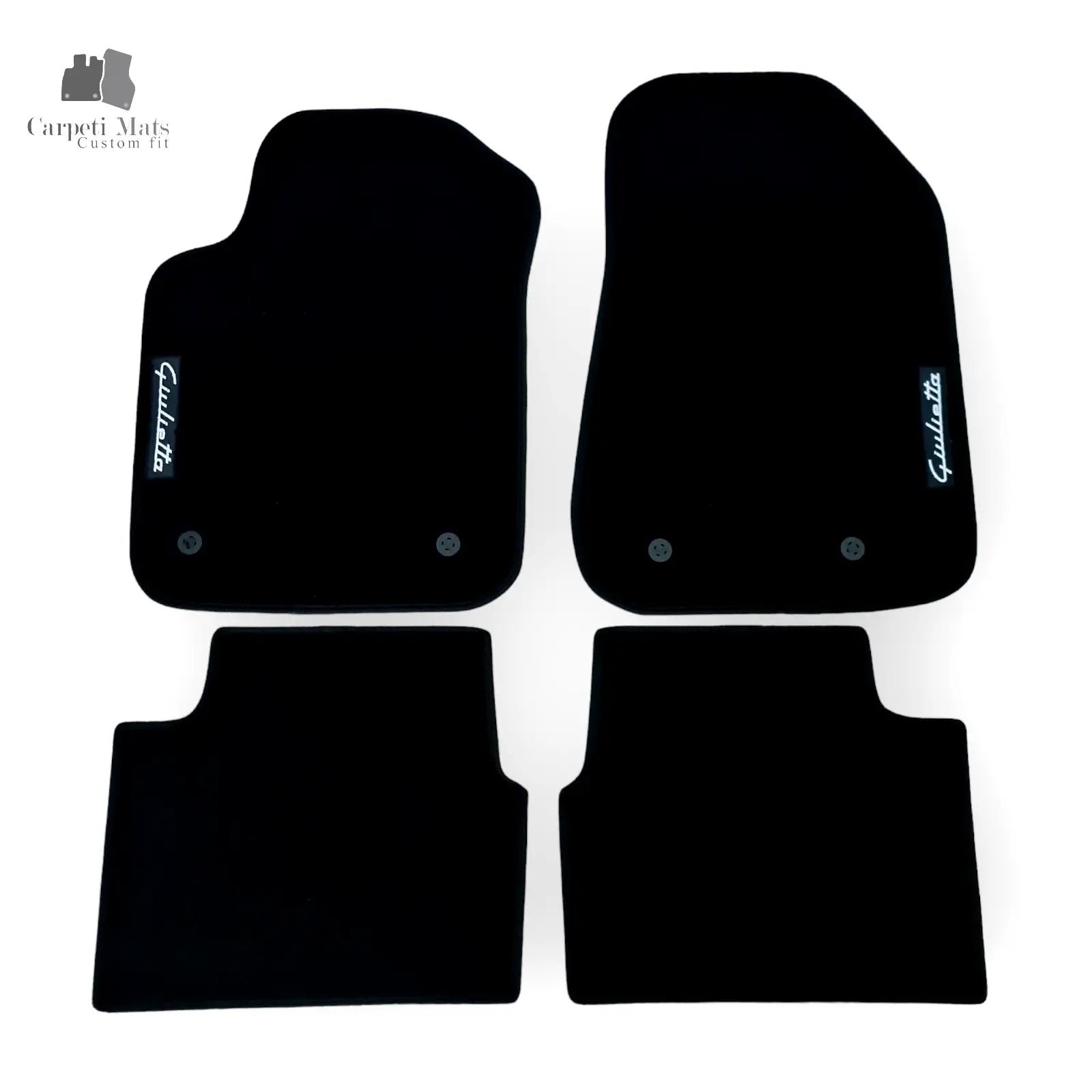Car Floor Mats Velour For Alfa Romeo Giulietta Waterproof Black Carpet Liners