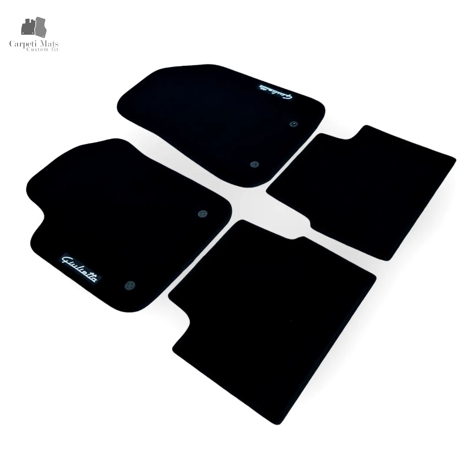 Car Floor Mats Velour For Alfa Romeo Giulietta Waterproof Black Carpet Liners