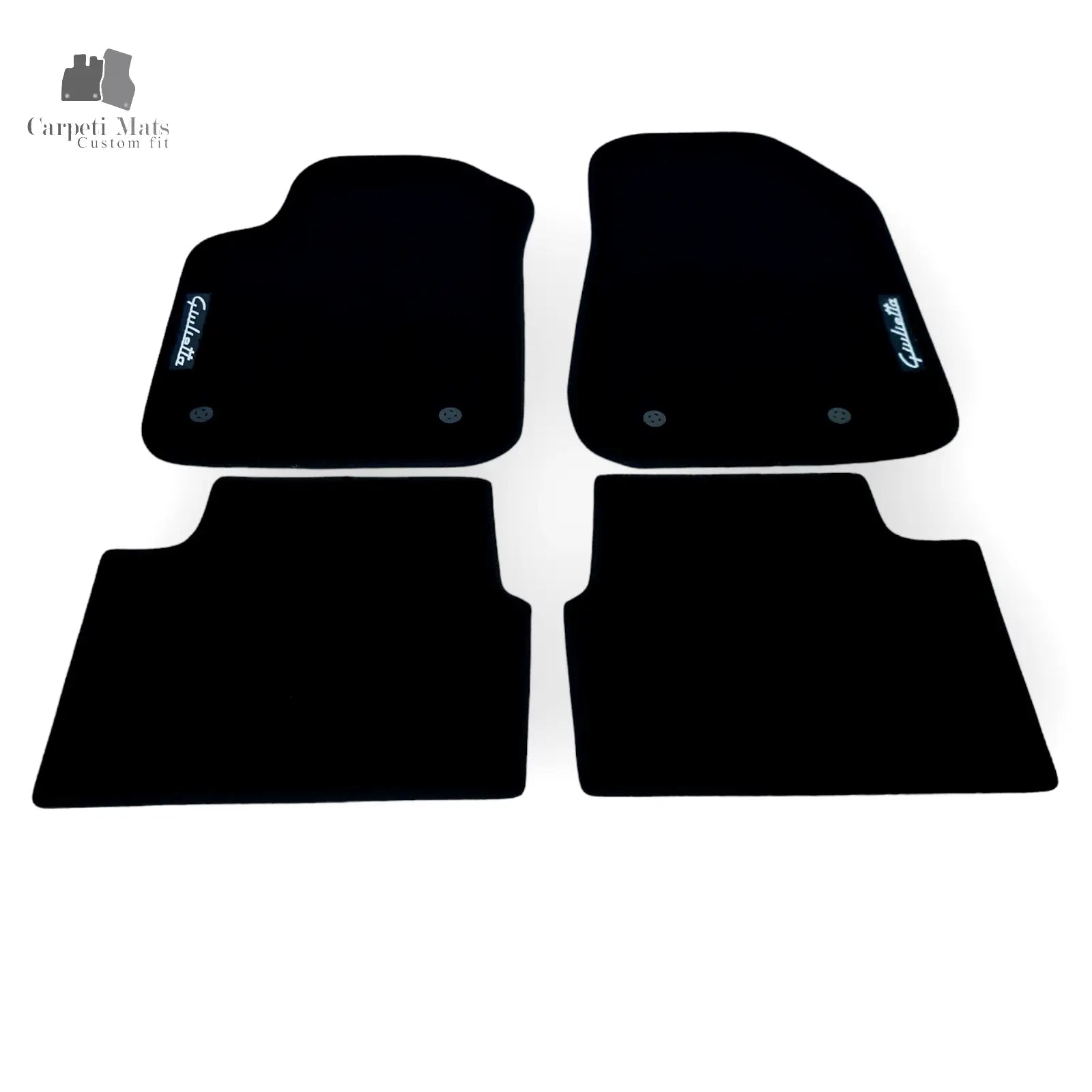 Car Floor Mats Velour For Alfa Romeo Giulietta Waterproof Black Carpet Liners