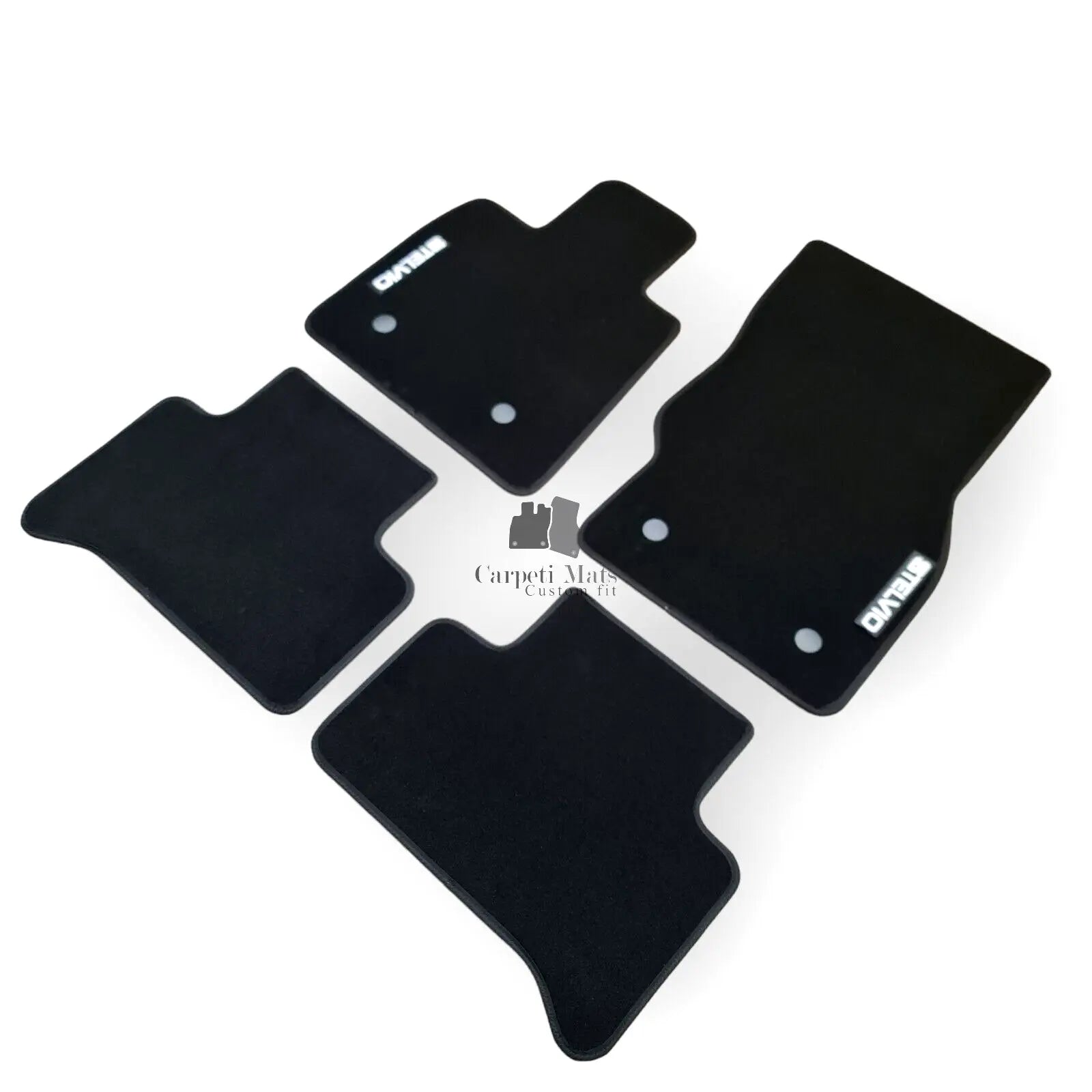 Car Floor Mats Velour For Alfa Romeo Stelvio Waterproof Black Carpet Liners New