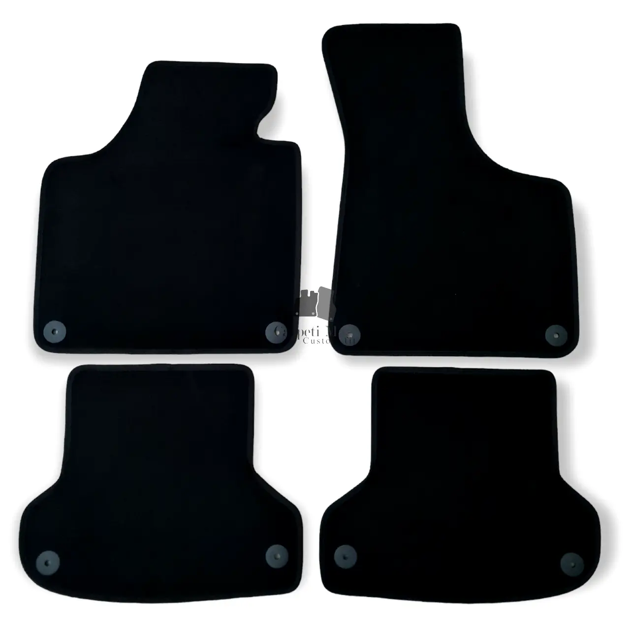 Car Floor Mats Velour For Audi A3 S3 RS3 Waterproof Black Carpet Auto Liners New
