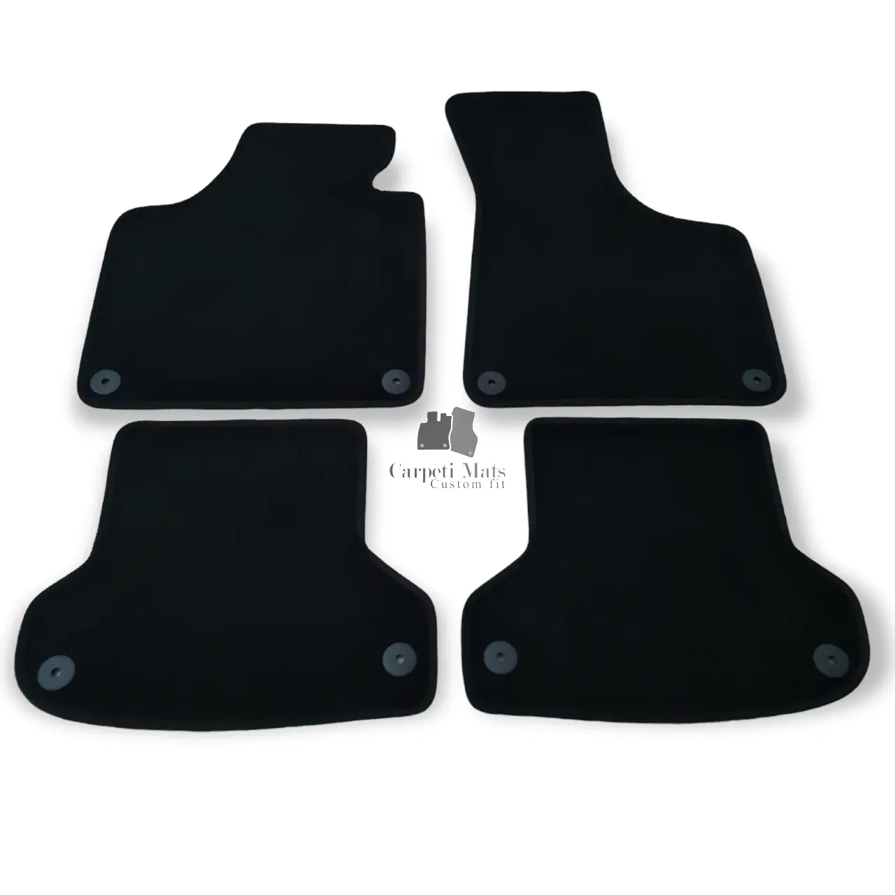 Car Floor Mats Velour For Audi A3 S3 RS3 Waterproof Black Carpet Auto Liners New