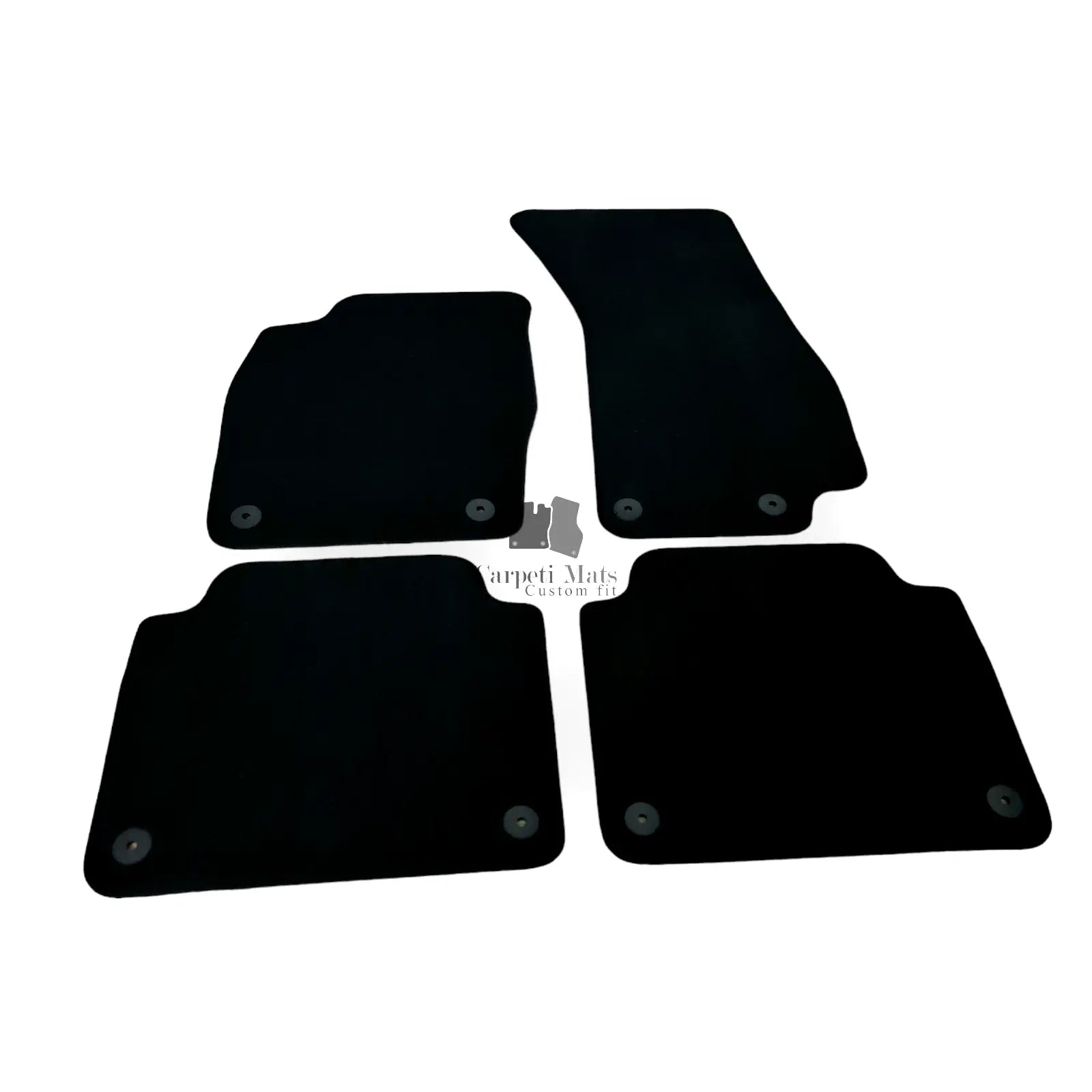 Car Floor Mats Velour For Audi A8 S8 4N Waterproof Black Carpet Rugs Auto Liners
