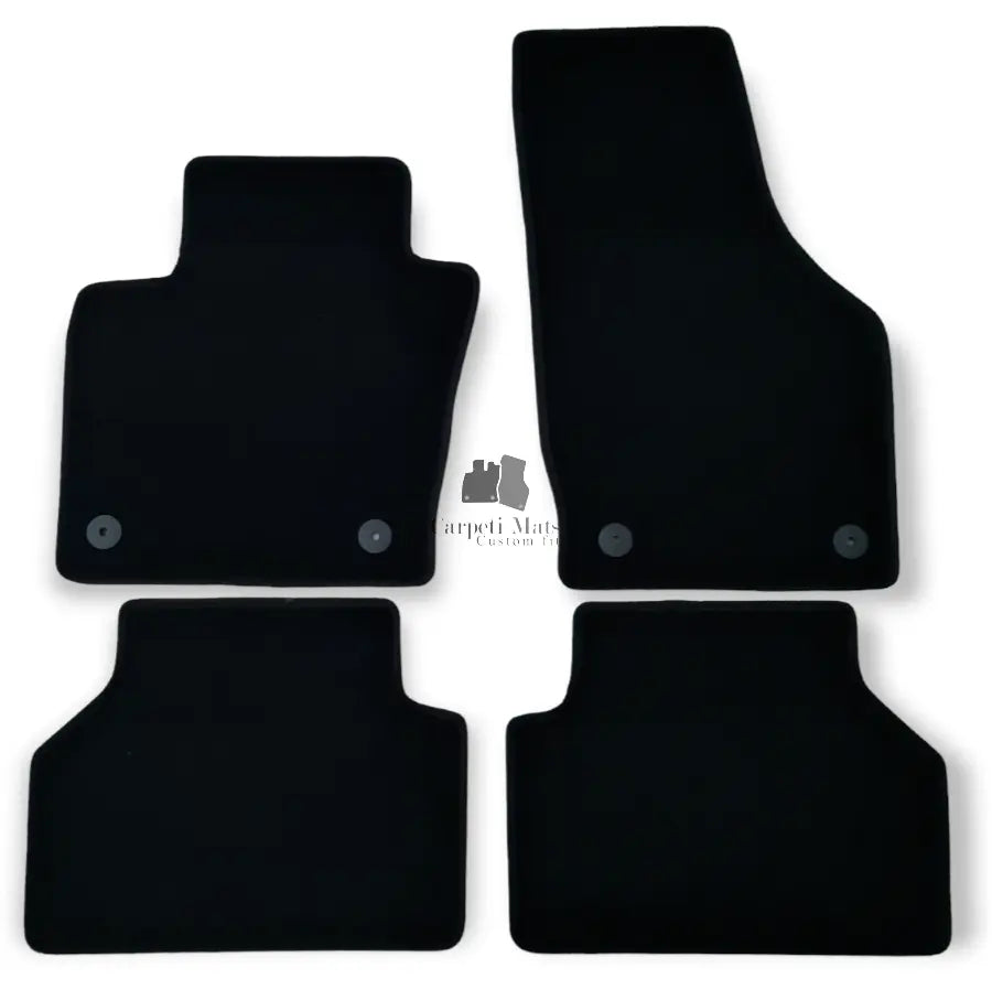 Car Floor Mats Velour For Audi Q3 SQ3 8U Waterproof Black Carpet Auto Liners New