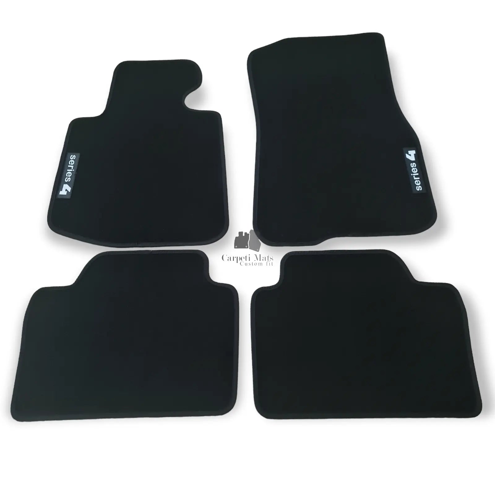 Car Floor Mats Velour For BMW 4 M4 F36 Waterproof Black Carpet Auto Liners New