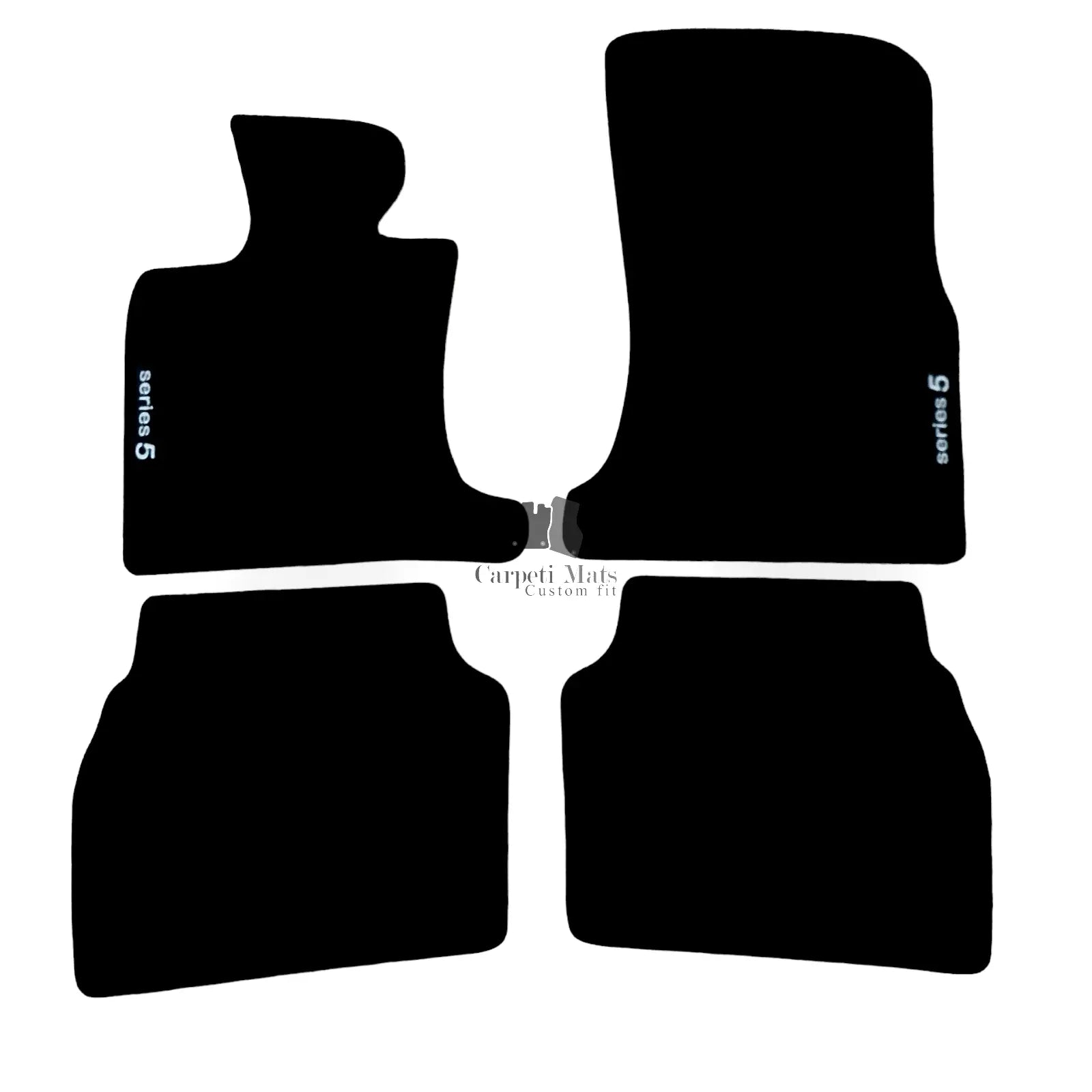 Car Floor Mats Velour For BMW 5 GT F07 Waterproof Black Carpet Auto Liners New