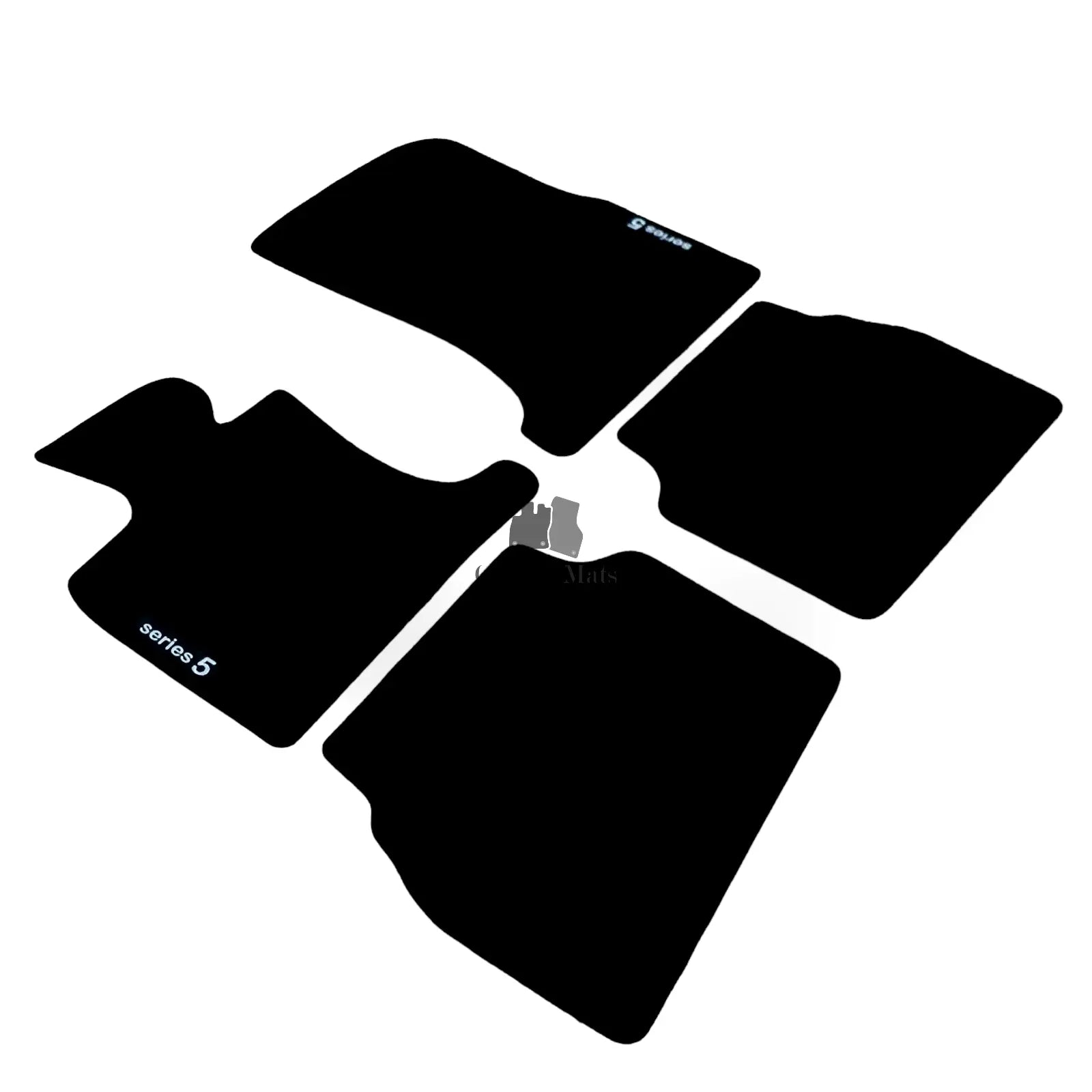 Car Floor Mats Velour For BMW 5 GT F07 Waterproof Black Carpet Auto Liners New
