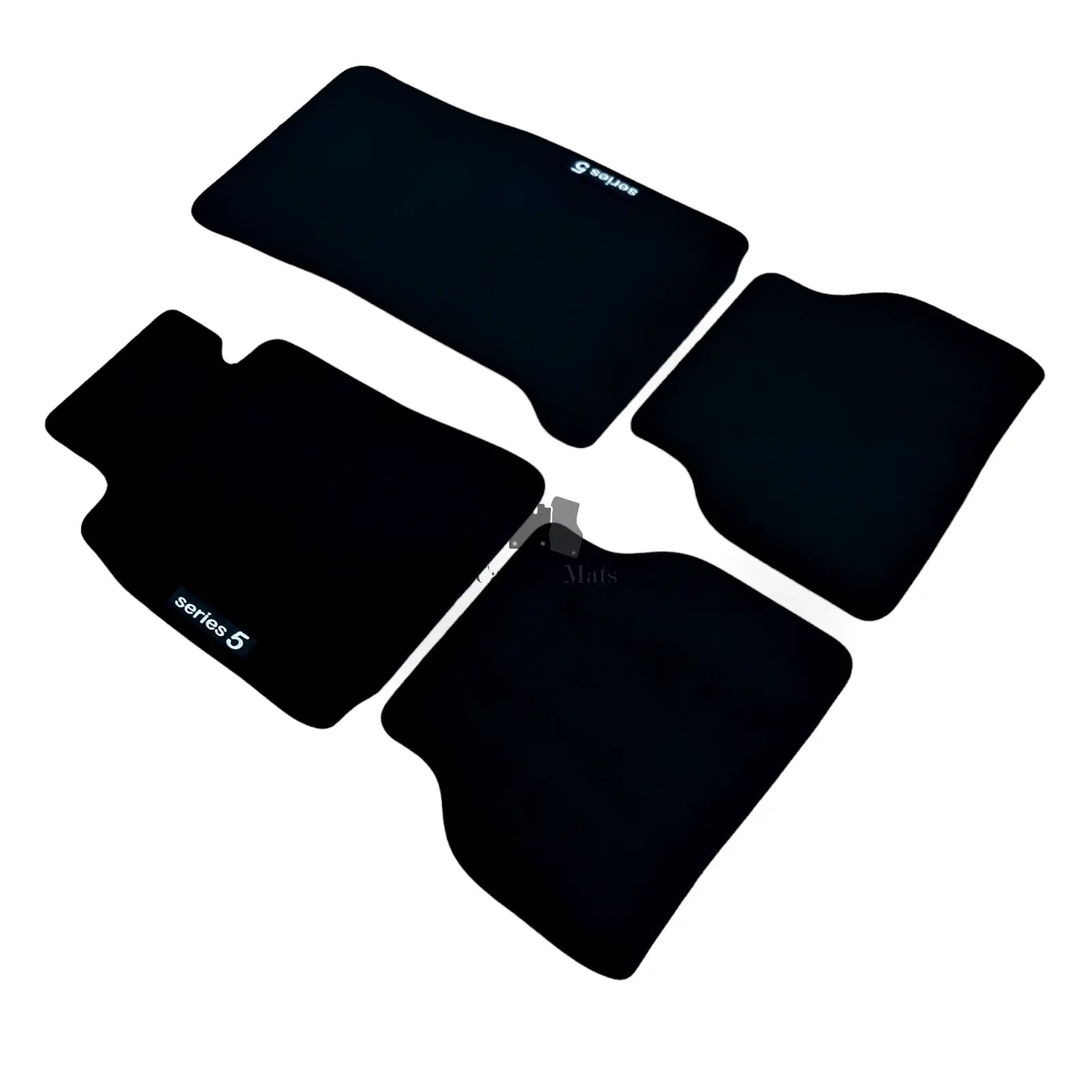 Car Floor Mats Velour For BMW 5 M5 E39 Waterproof Black Carpet Auto Liners New