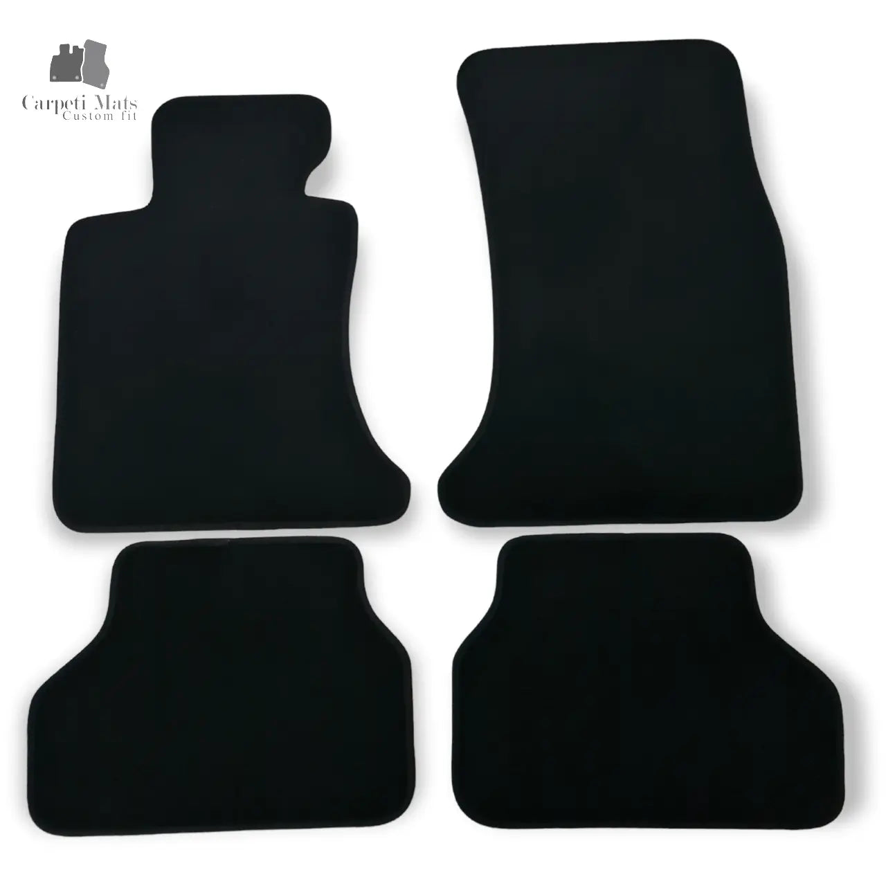 Car Floor Mats Velour For BMW 5 M5 E60 Waterproof Black Carpet Auto Liners New