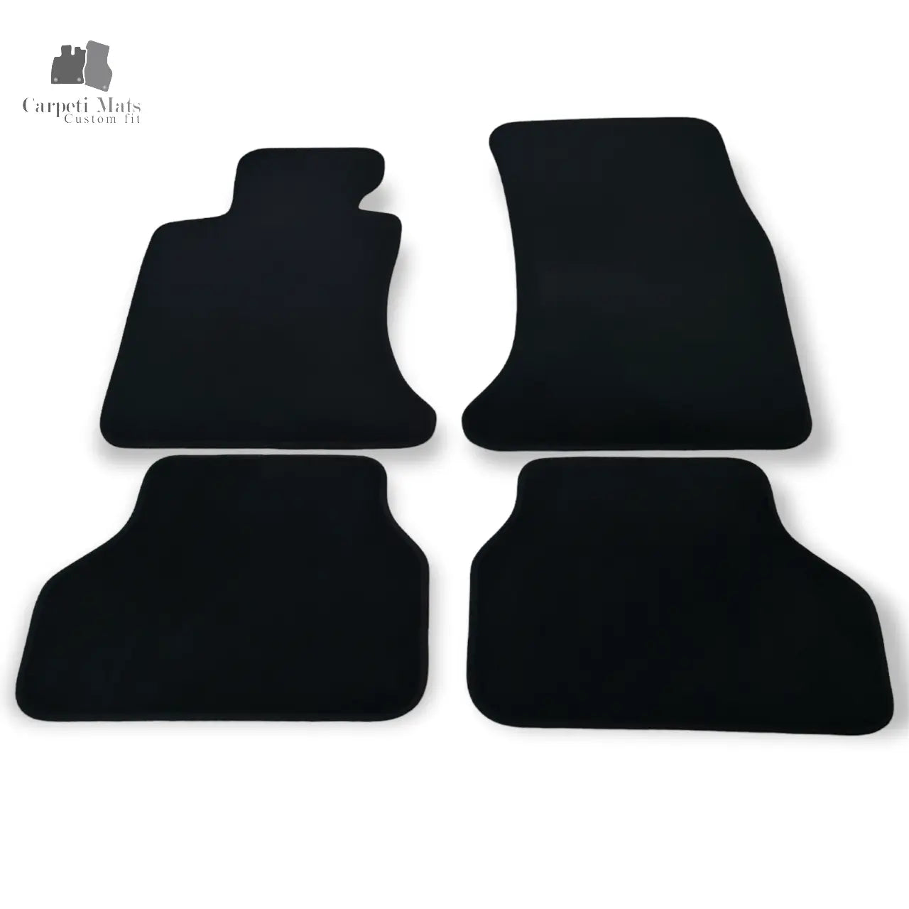 Car Floor Mats Velour For BMW 5 M5 E60 Waterproof Black Carpet Auto Liners New