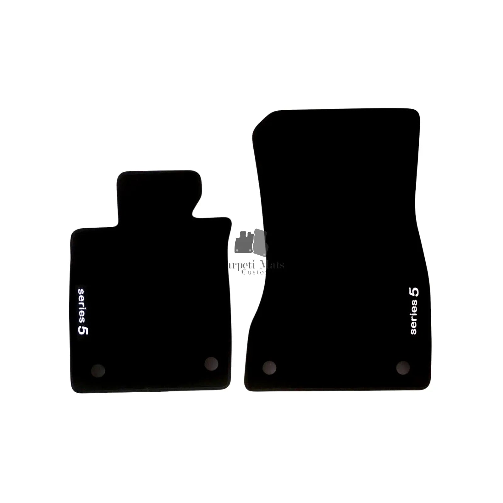 Car Floor Mats Velour For BMW 5 M5 G60 Waterproof Black Carpet Auto Liners New